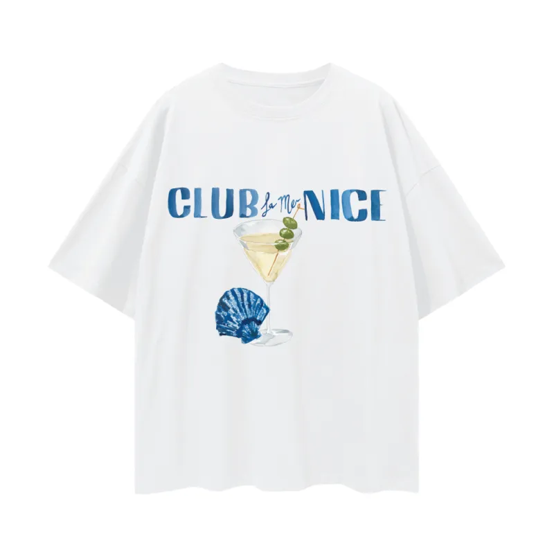 Club La Mer Nice Oversize Tee sold by Maku the Label