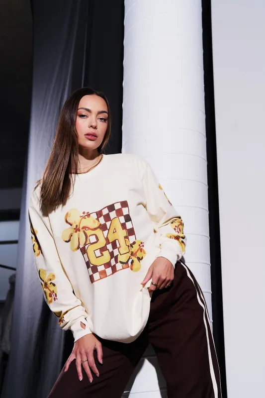 Island Sports Club Long Sleeve Top sold by Maku the Label