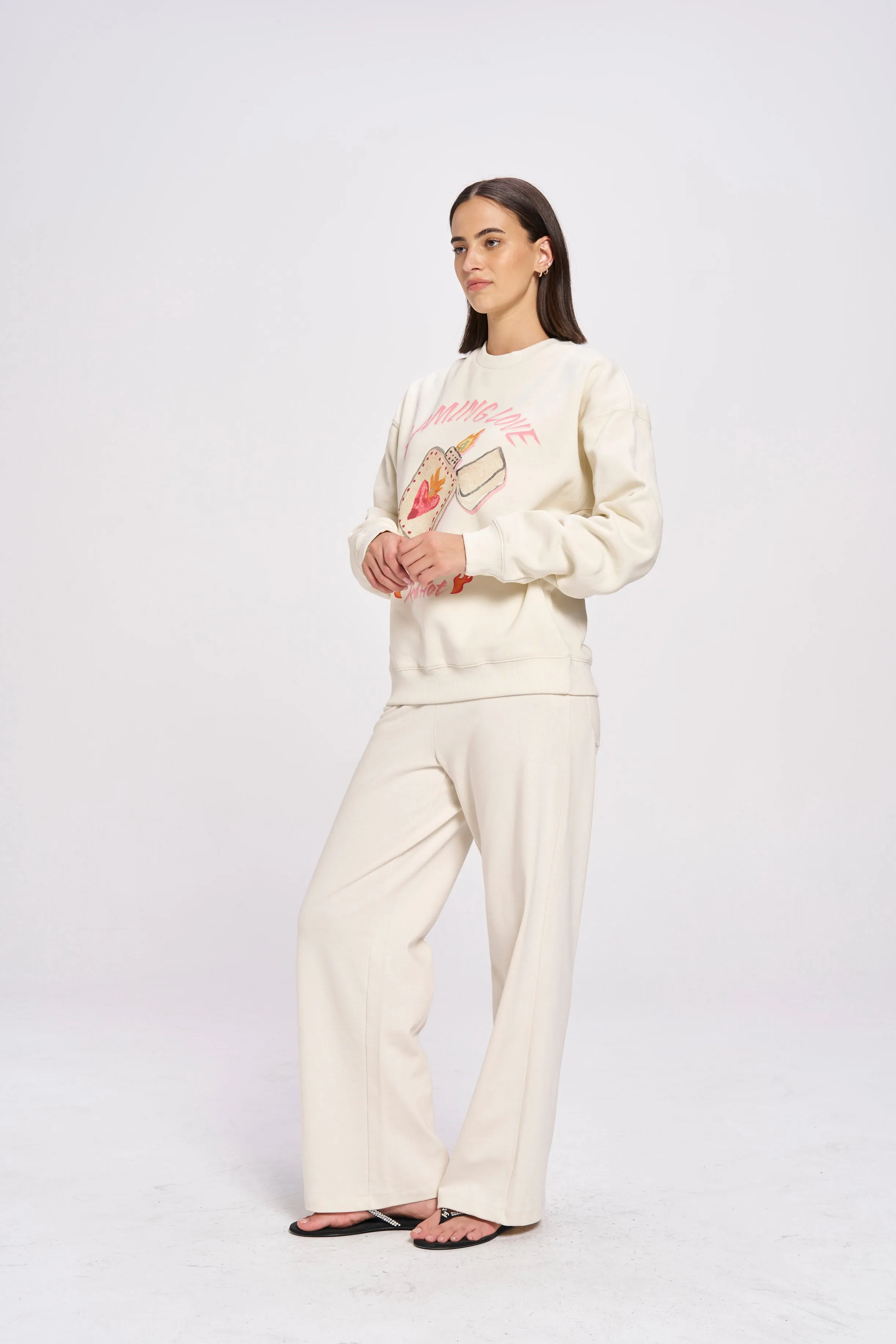 Flaming Love Crew sold by Maku the Label product image thumbnail 3