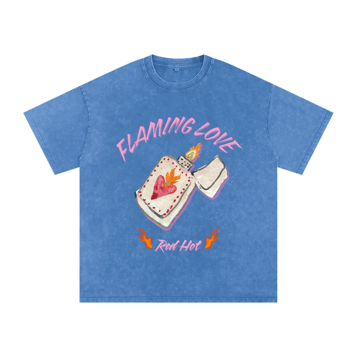 Flaming Love Tee sold by Maku the Label product image thumbnail 3