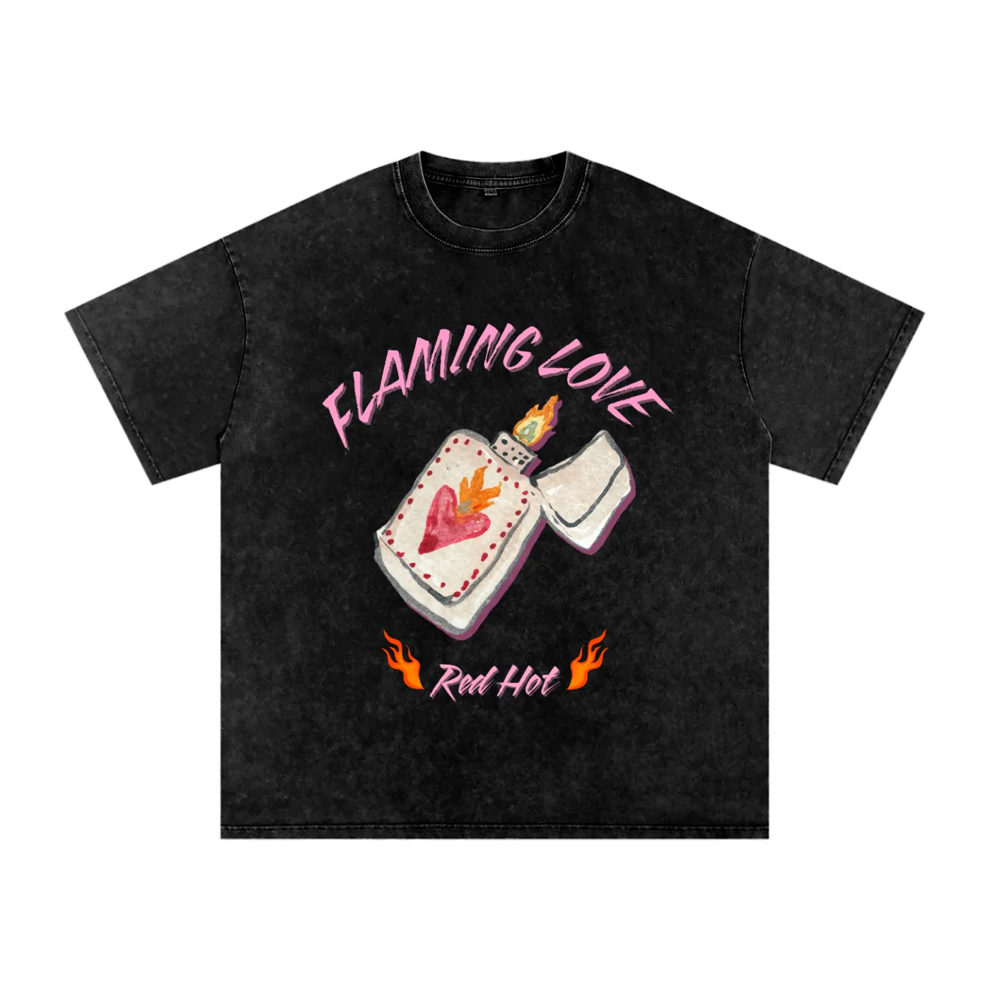 Flaming Love Tee sold by Maku the Label