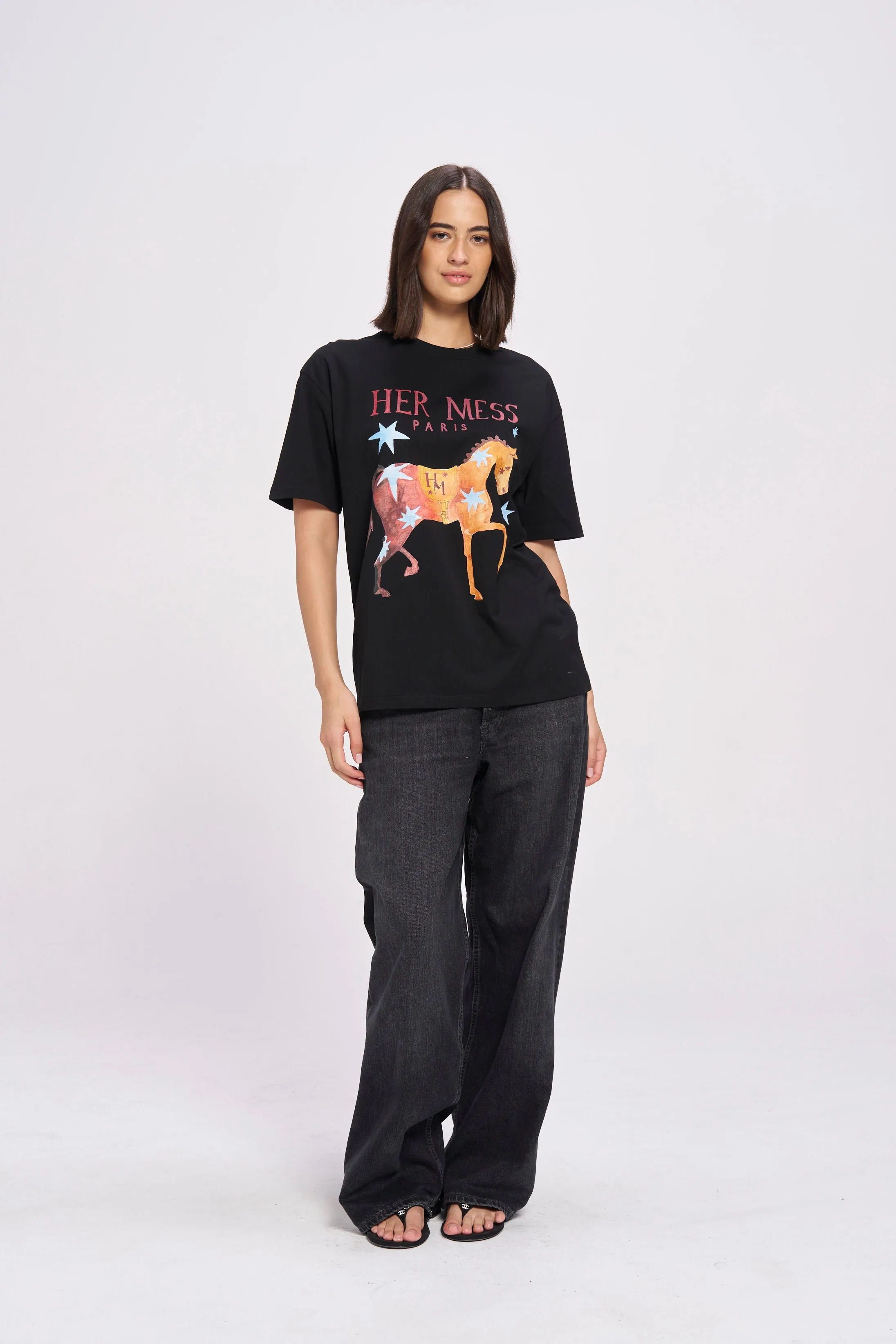 Her Mess Tee sold by Maku the Label product image thumbnail 3