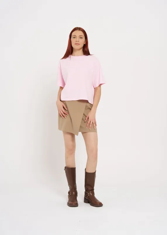 Basic Boxy Crop Tee sold by Maku the Label