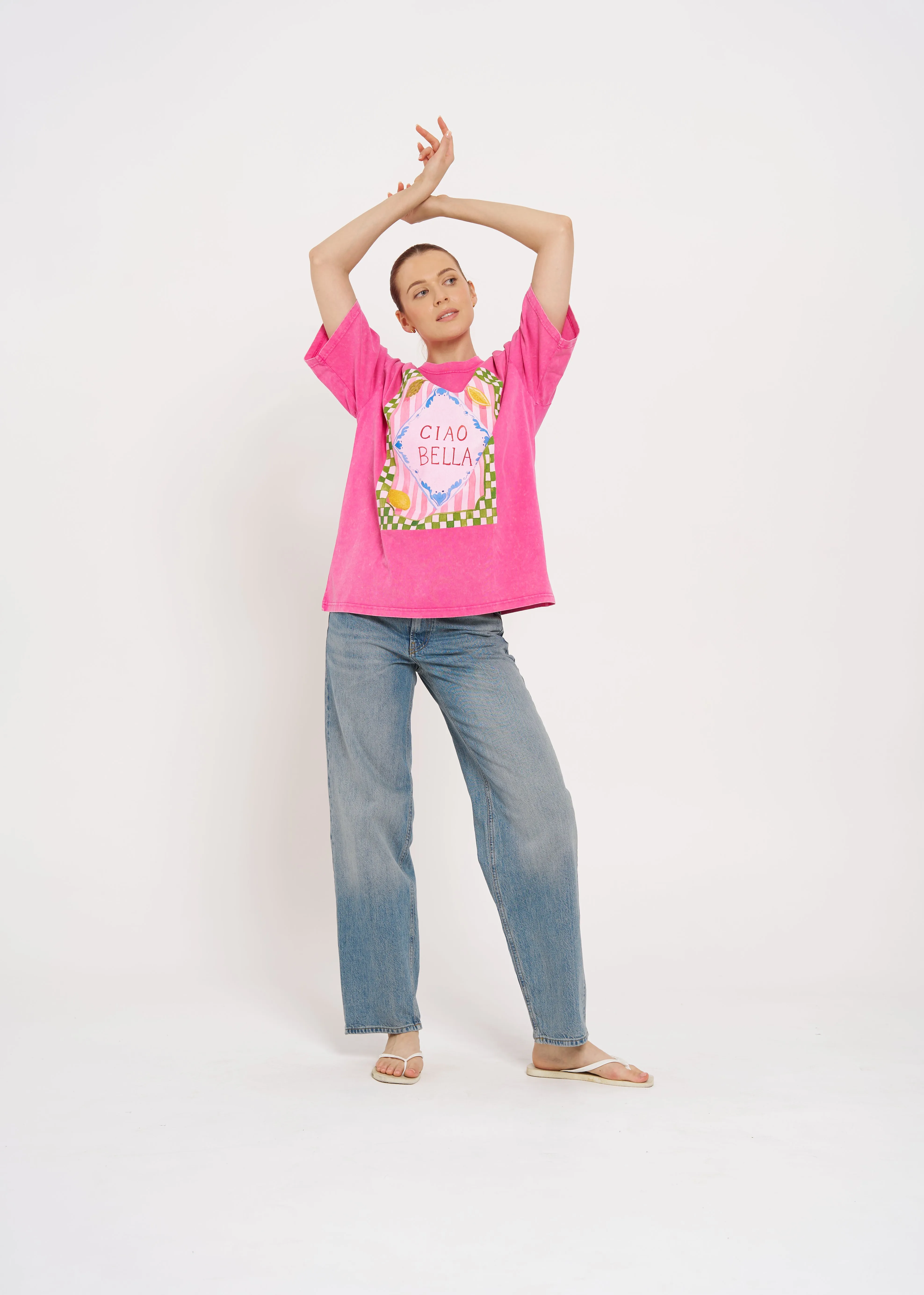 Ciao Bella Oversize Tee sold by Maku the Label product image thumbnail 2