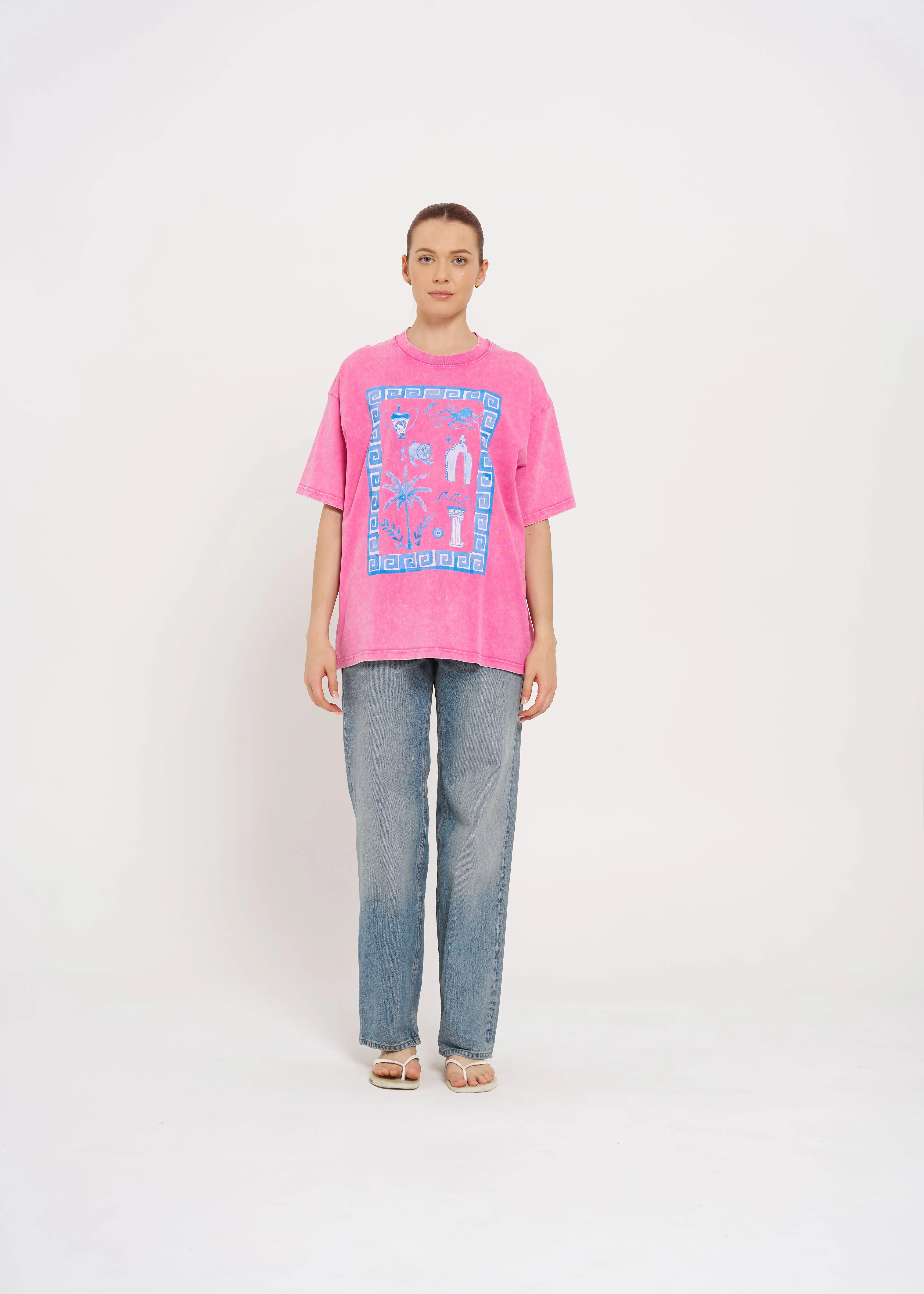 Greek Goddess Oversize Tee sold by Maku the Label