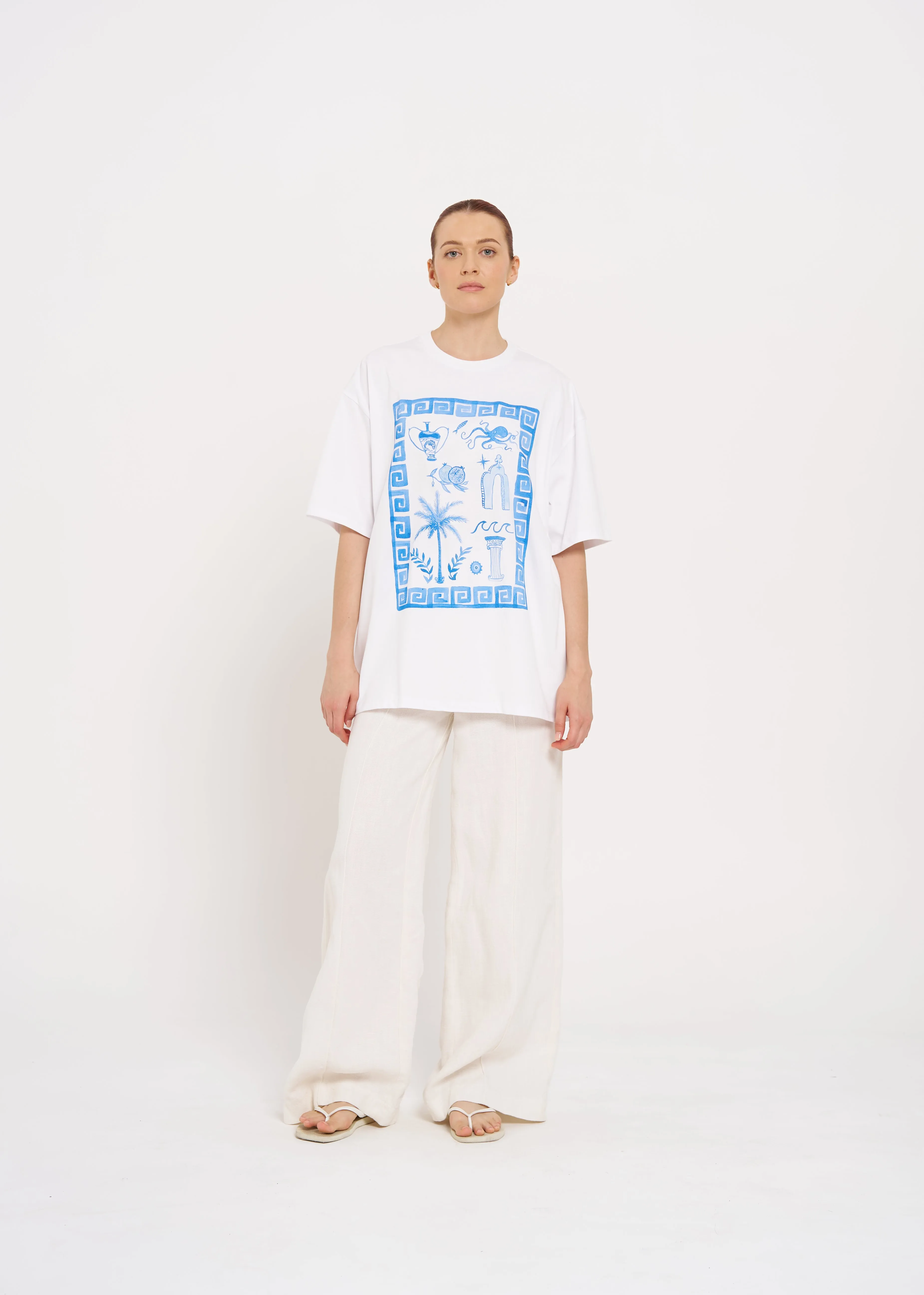 Greek Goddess Oversize Tee sold by Maku the Label product image thumbnail 5