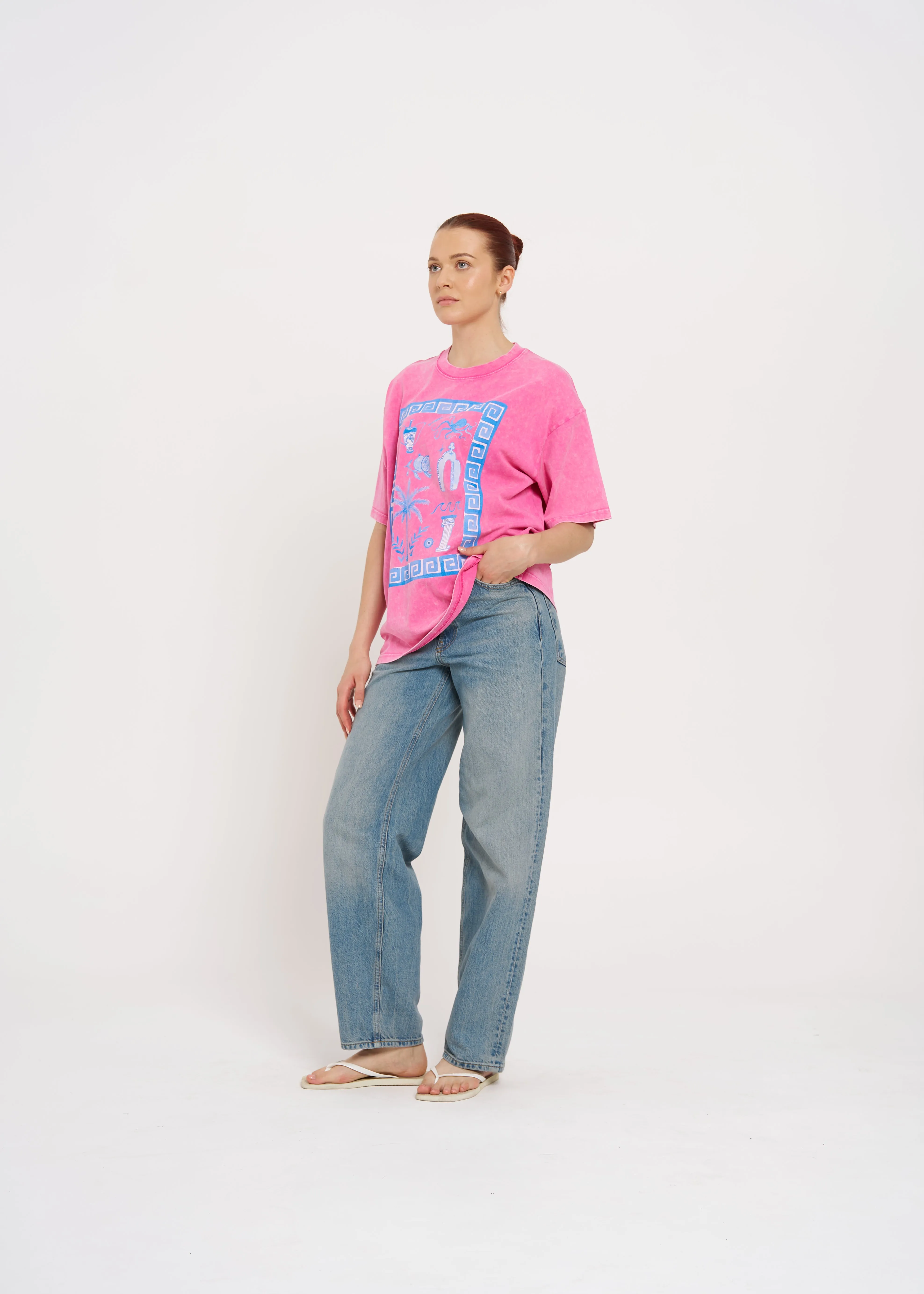 Greek Goddess Oversize Tee sold by Maku the Label product image thumbnail 3