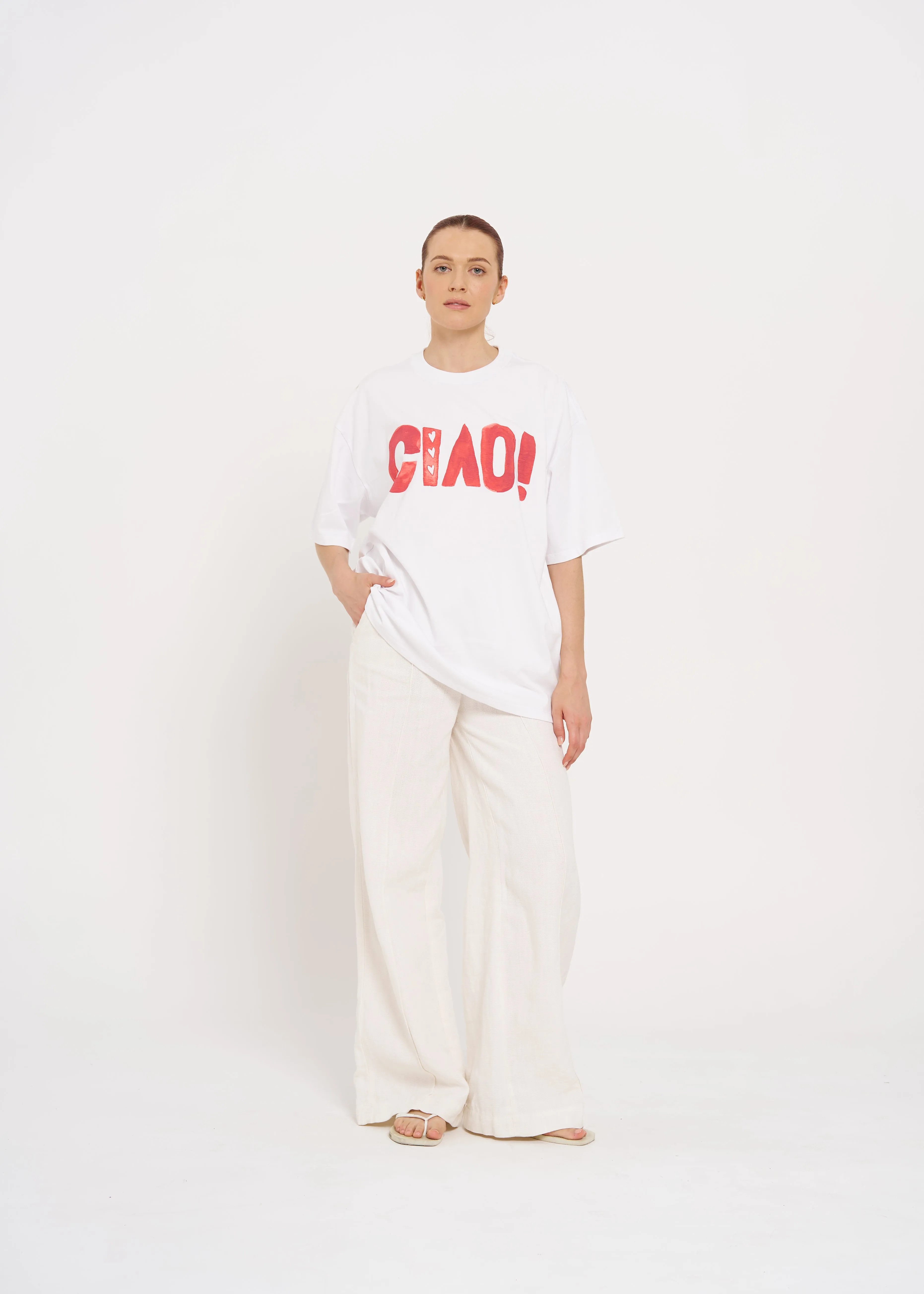 Ciao Oversized Tee sold by Maku the Label product image thumbnail 3