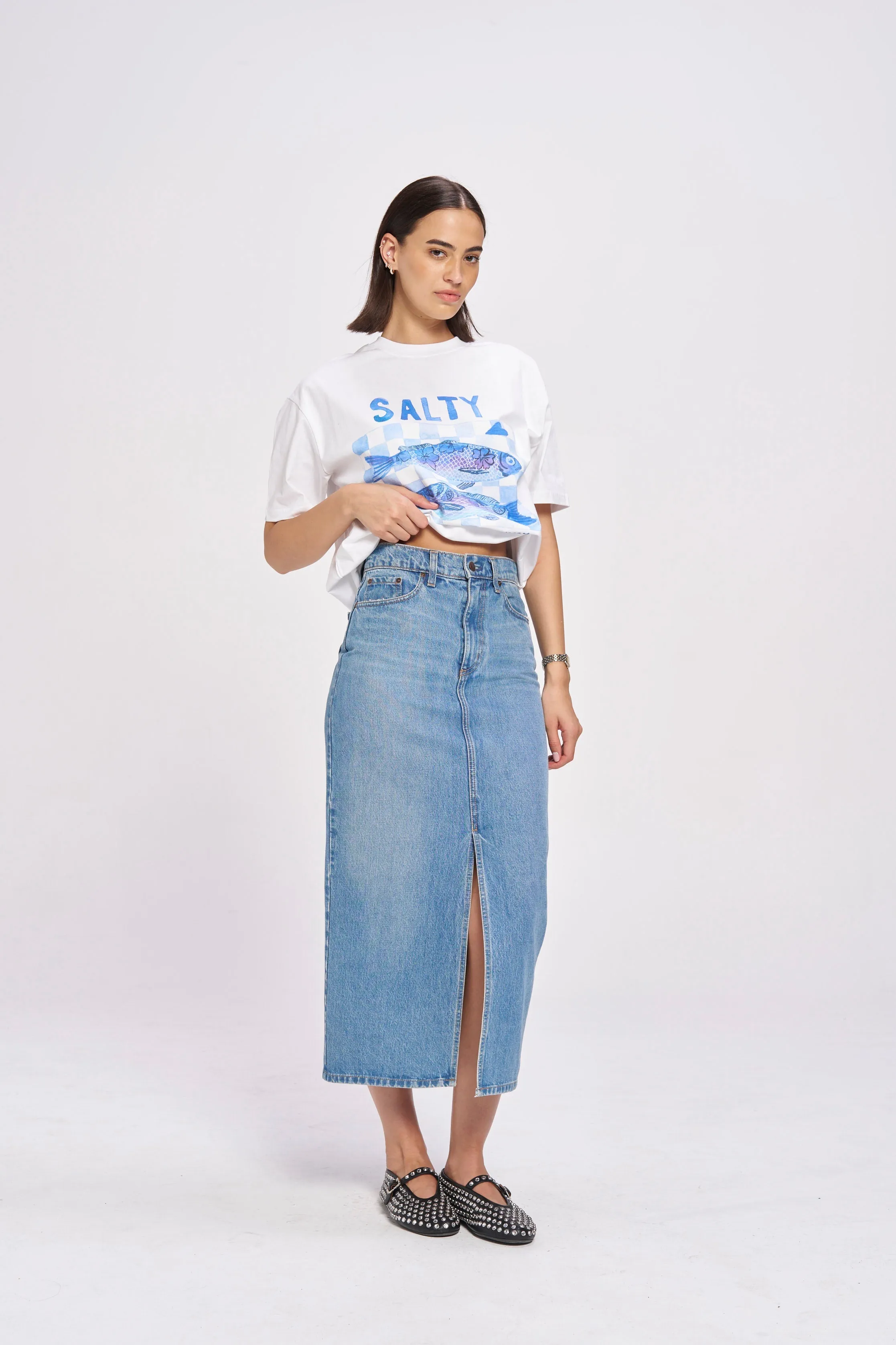 Salty Oversize Tee sold by Maku the Label product image thumbnail 5