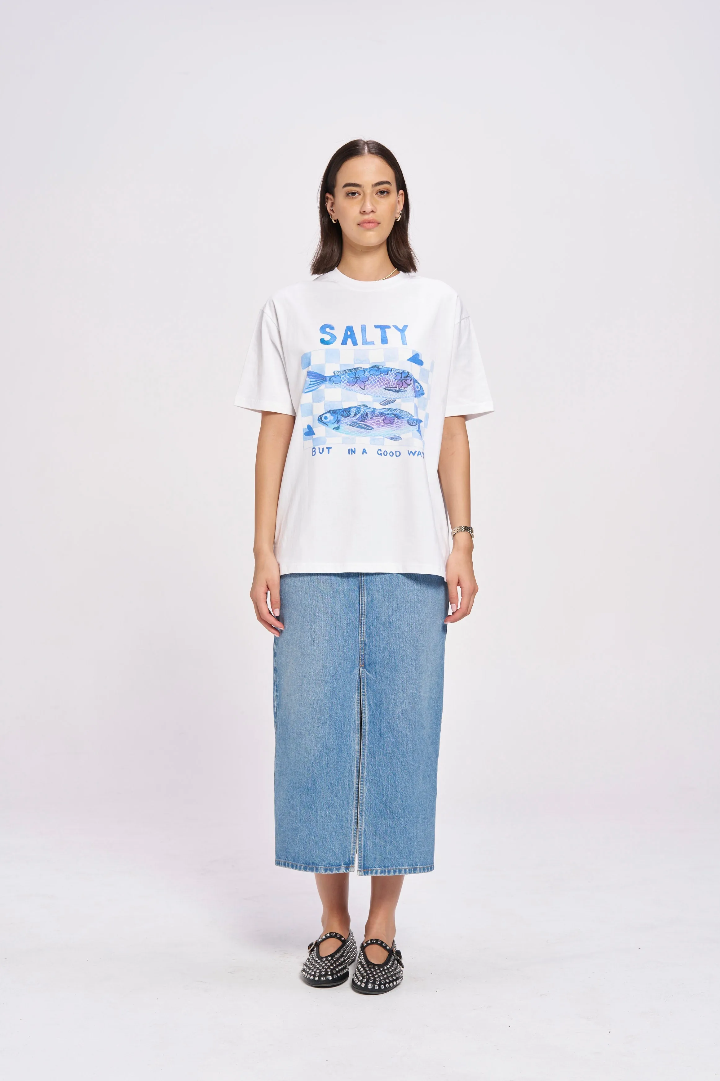 Salty Oversize Tee sold by Maku the Label product image thumbnail 2