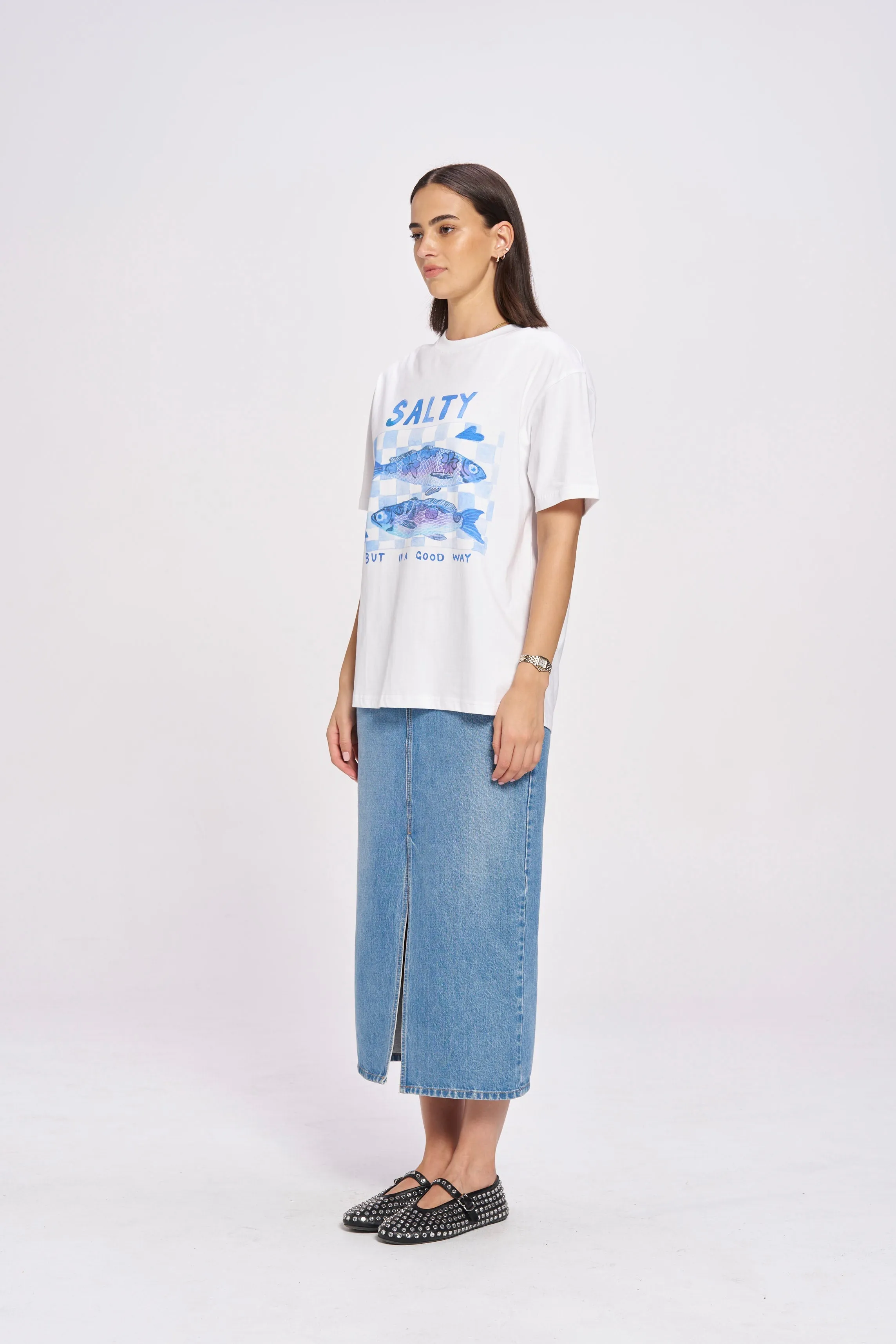 Salty Oversize Tee sold by Maku the Label product image thumbnail 3