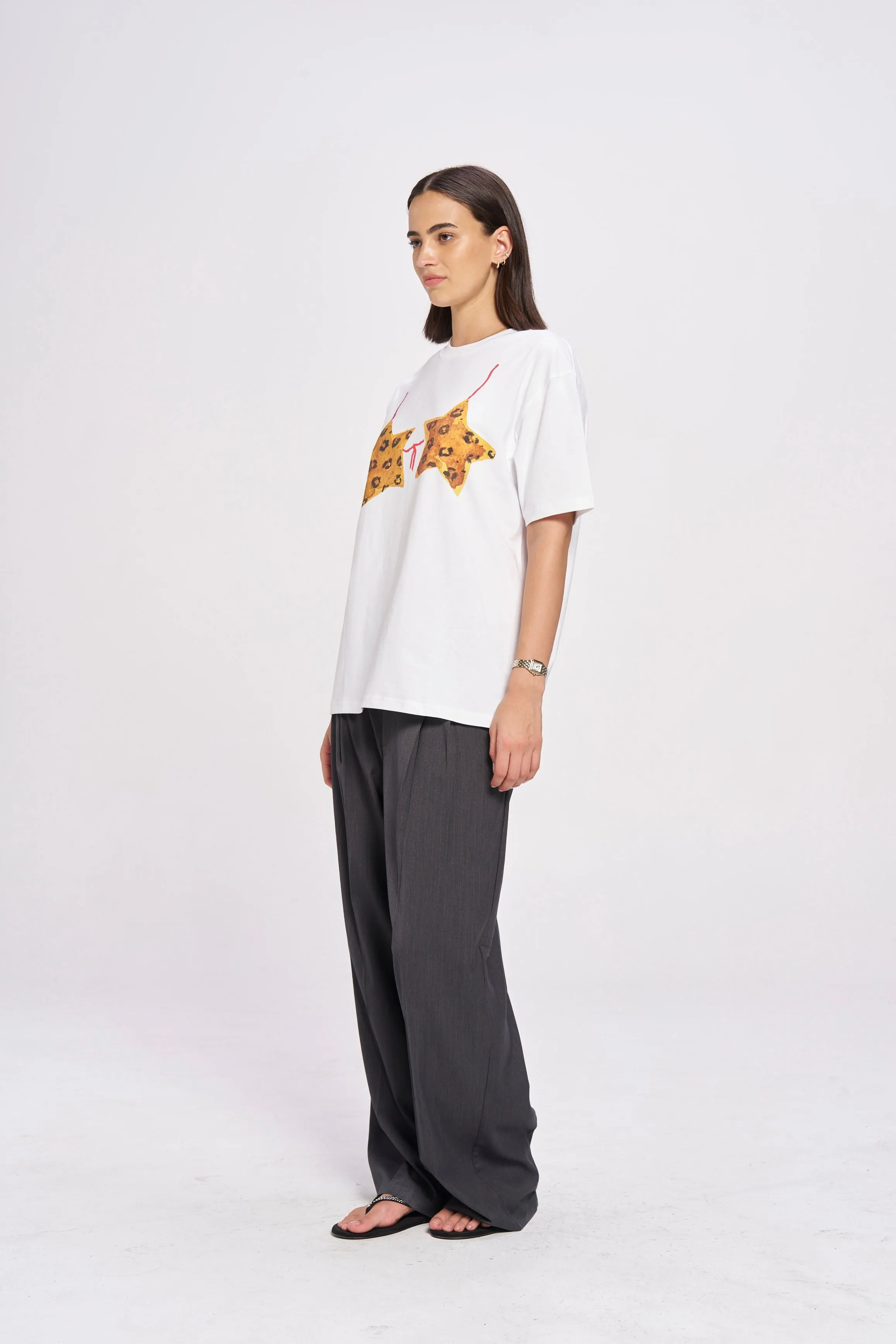 Leopard Starkini Oversized Tee sold by Maku the Label product image thumbnail 3