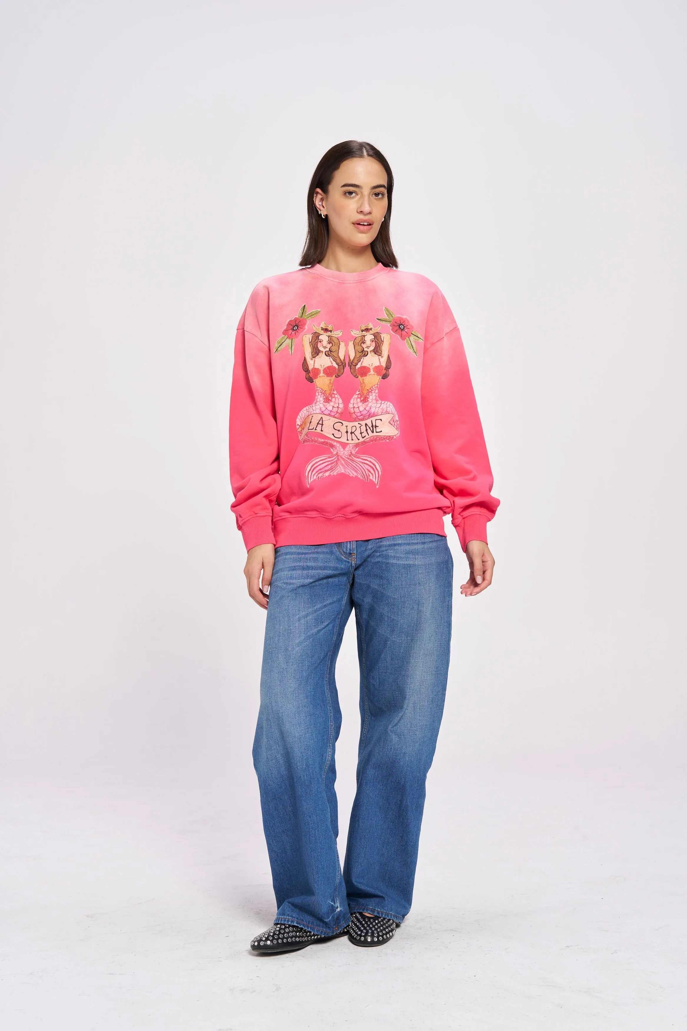 Mermaid La Sirene Crew Neck sold by Maku the Label