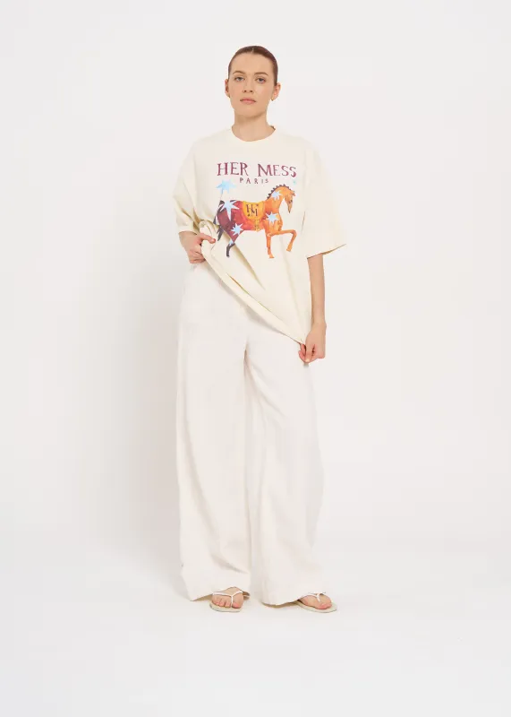 Her Mess Oversize Tee sold by Maku the Label