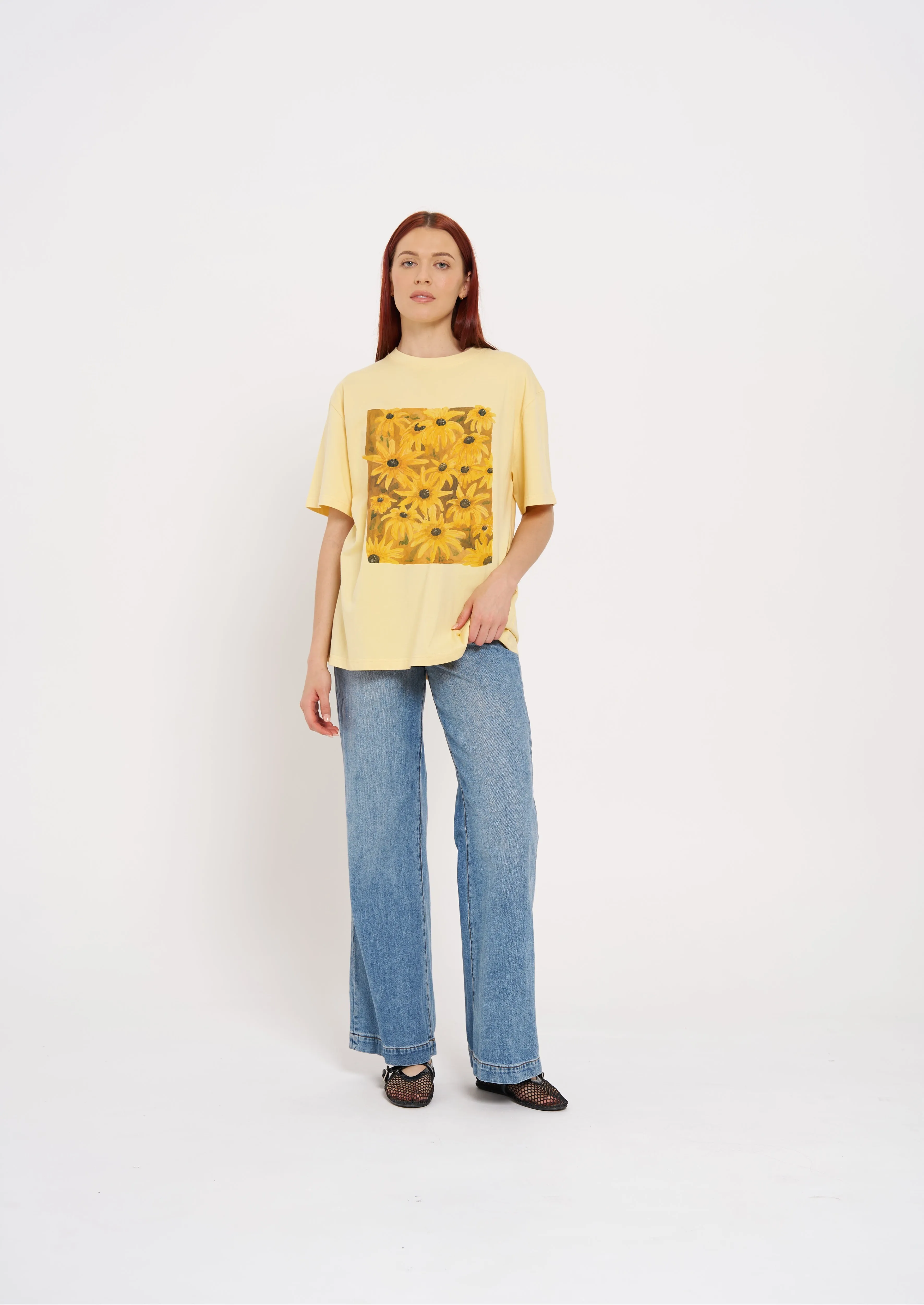 Sun Flower Oversize Tee sold by Maku the Label product image thumbnail 2