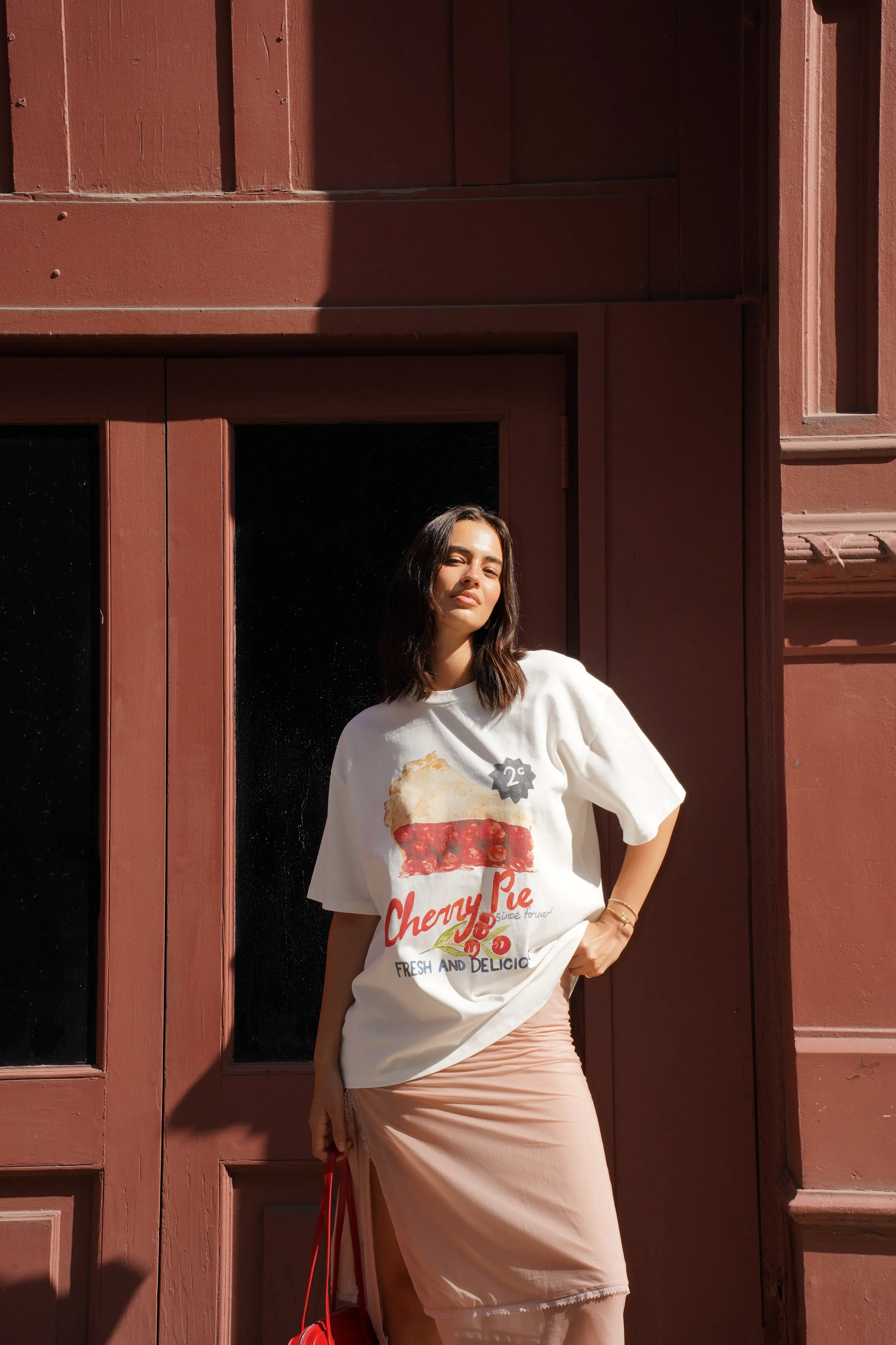 Cherry Pie Oversize Tee sold by Maku the Label product image thumbnail 3