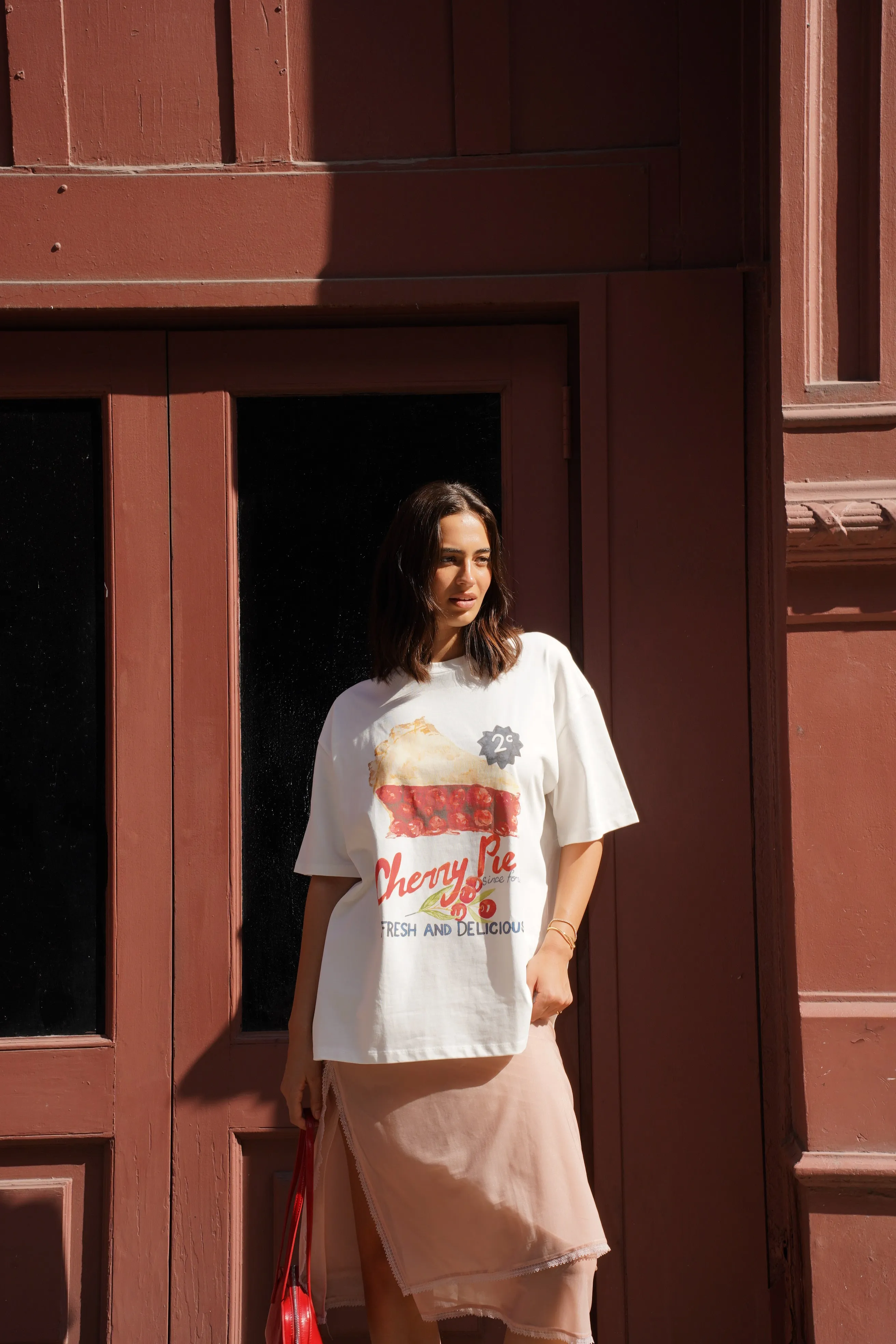 Cherry Pie Oversize Tee sold by Maku the Label product image thumbnail 4
