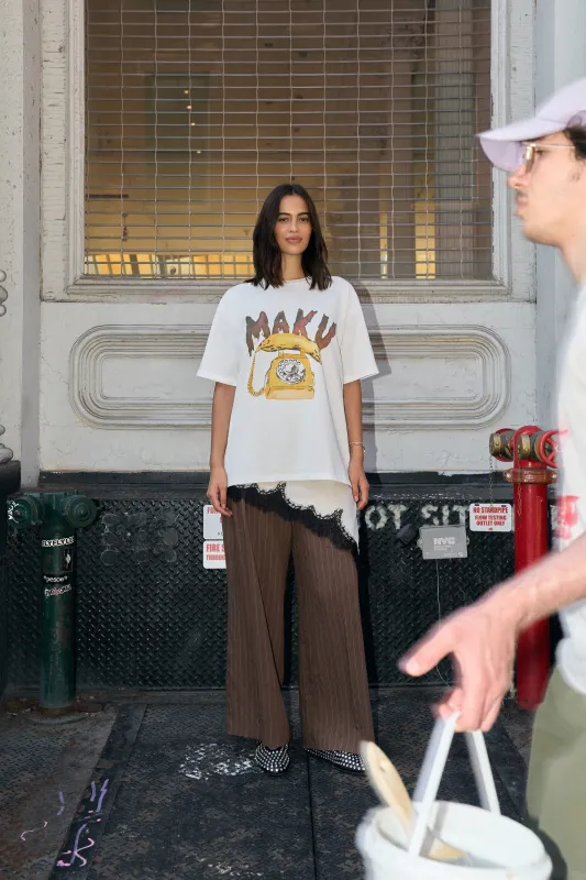 Banana Phone Oversize Tee made by Maku the Label