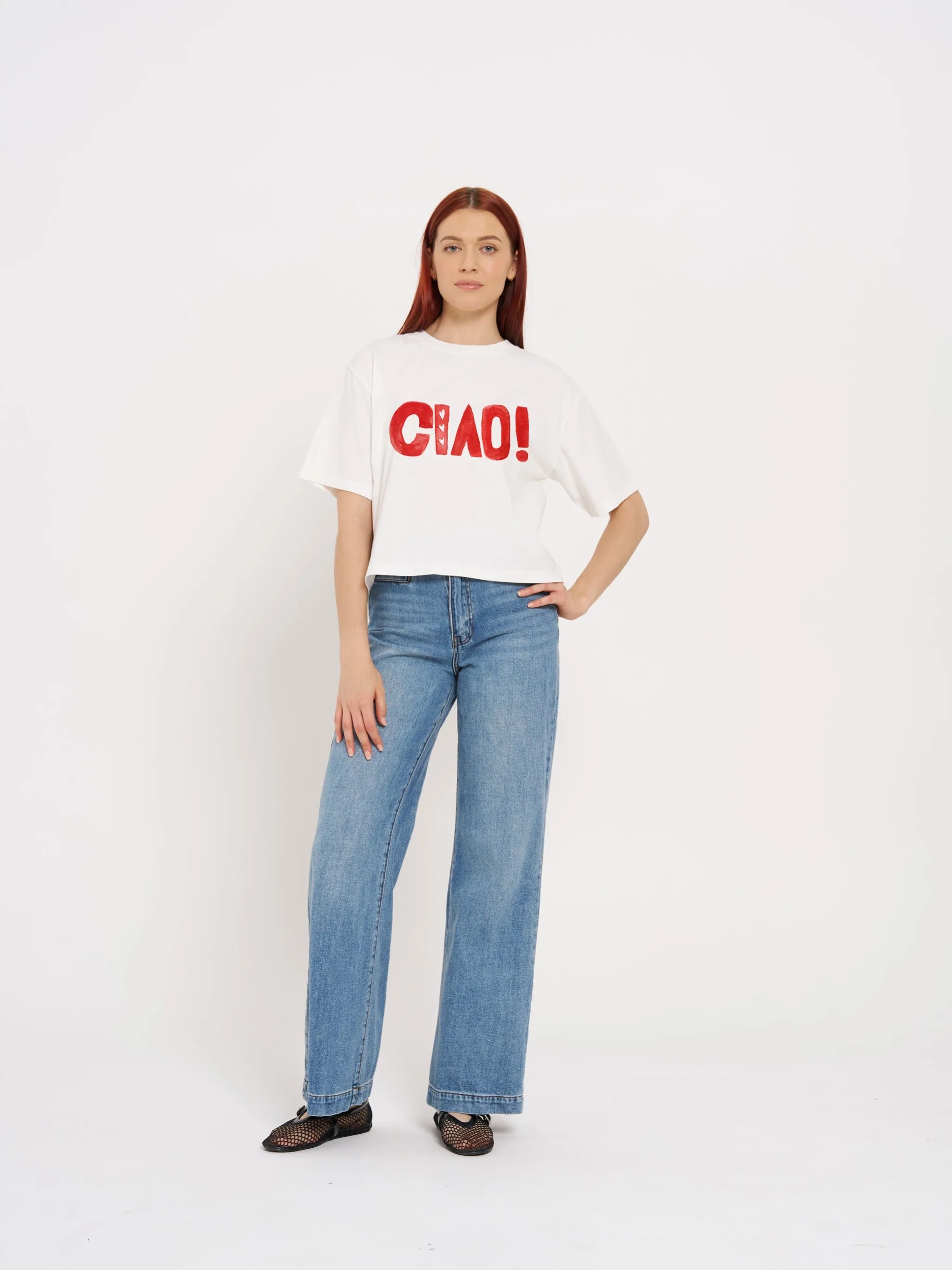Ciao Boxy Crop Tee sold by Maku the Label product image thumbnail 5