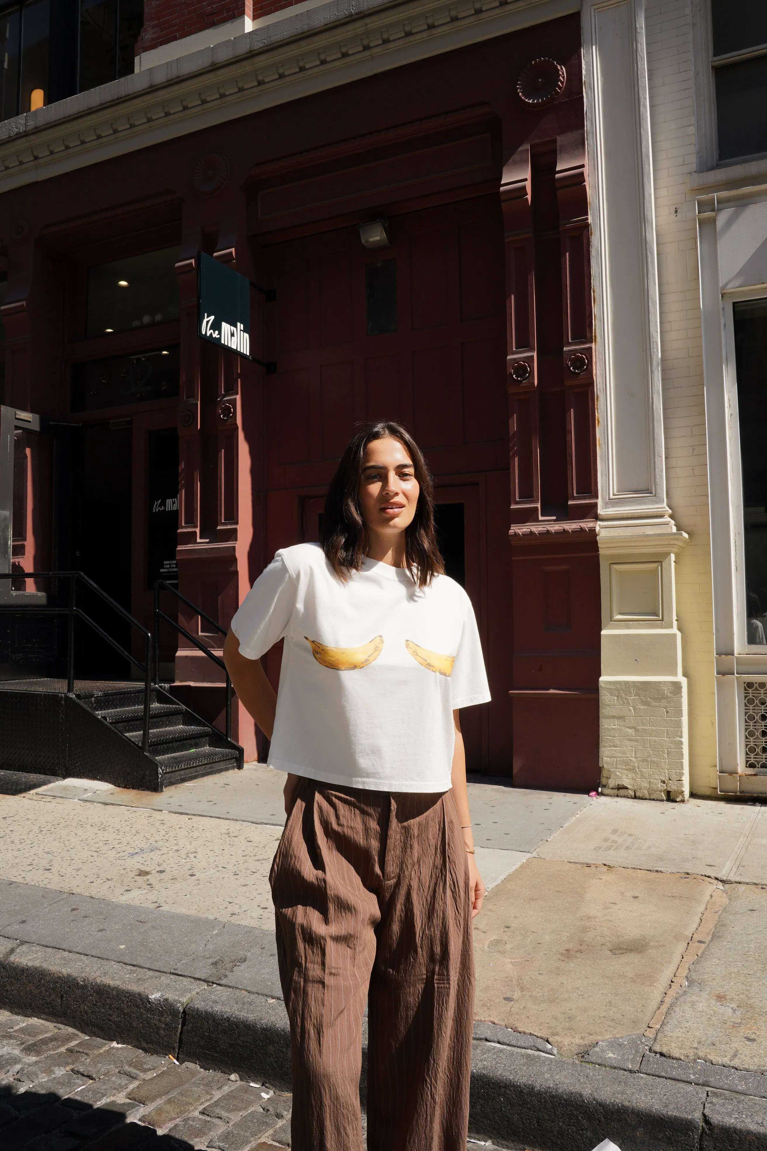 Banana Bra Boxy Crop Tee sold by Maku the Label product image thumbnail 3