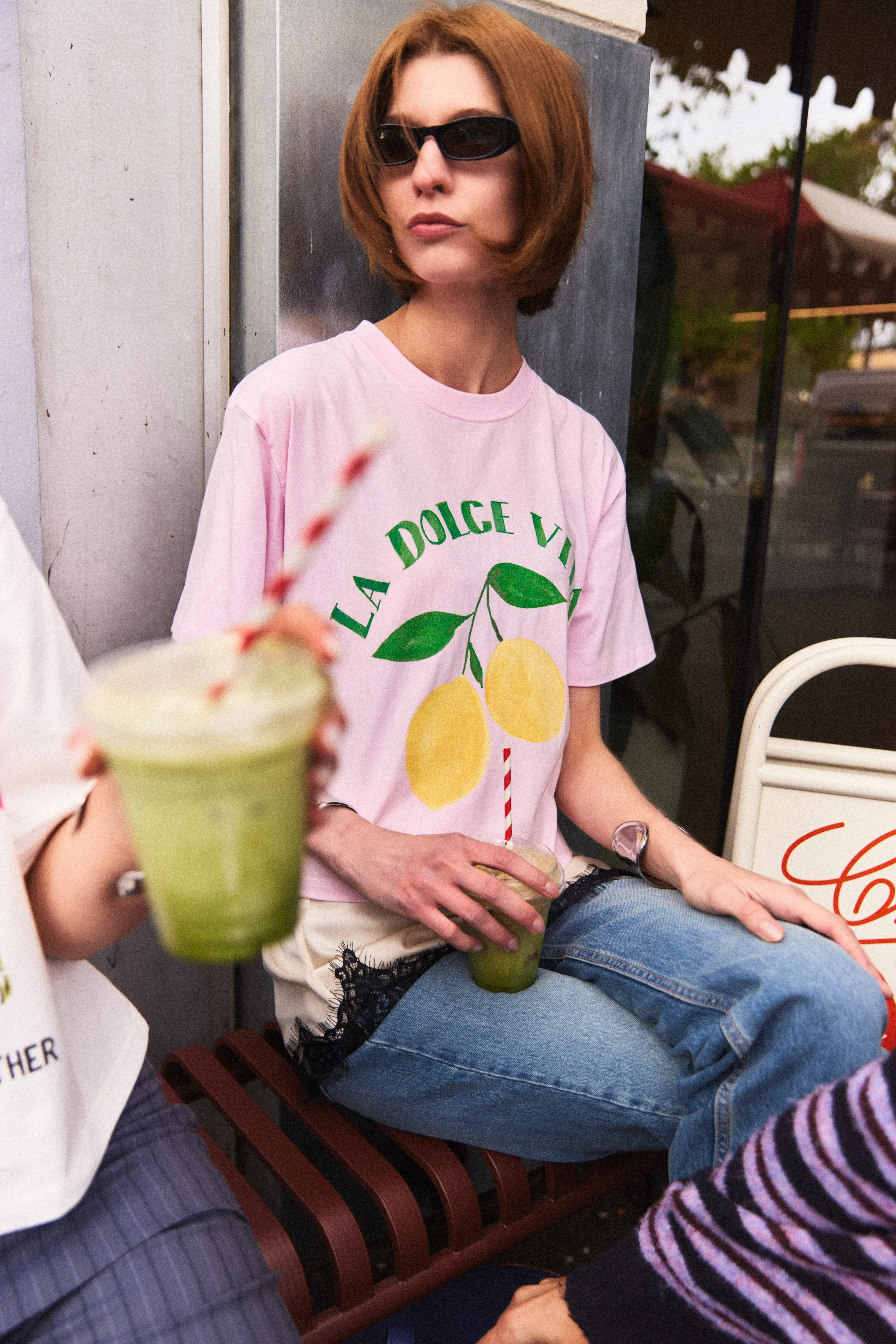 Lemon Dolce Vita Boxy Crop Tee sold by Maku the Label product image thumbnail 4
