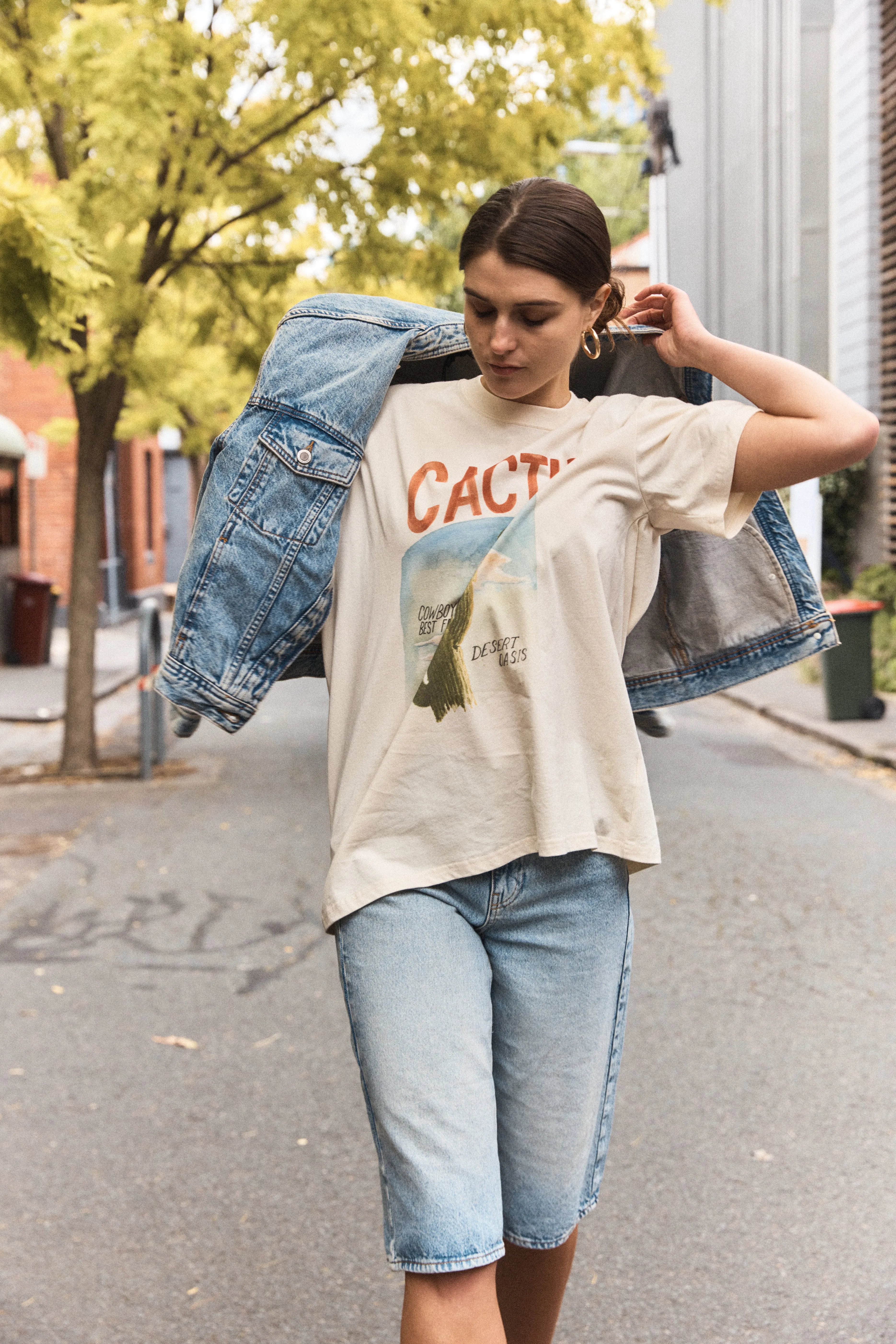 Cactus Boyfriend tee sold by Maku the Label product image thumbnail 2