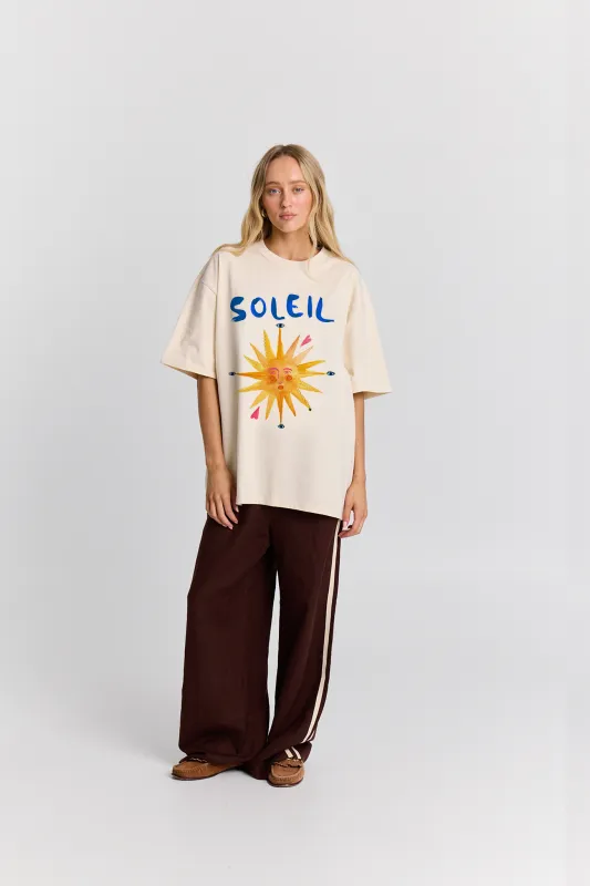 Soleil Boyfriend Tee sold by Maku the Label