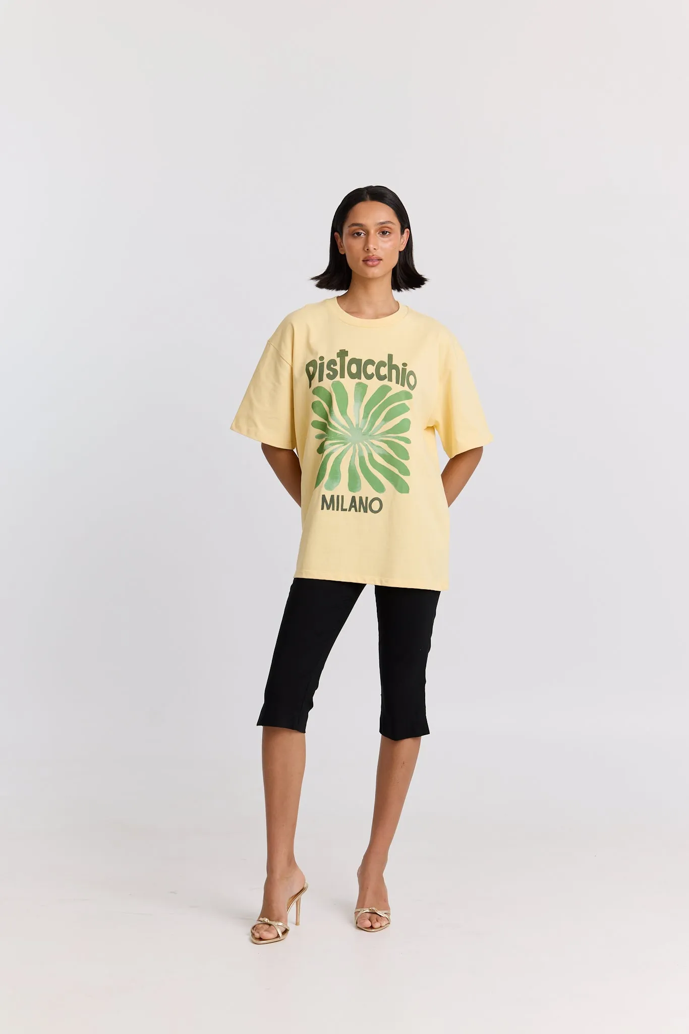Pistacchio Oversize Tee sold by Maku the Label product image thumbnail 2