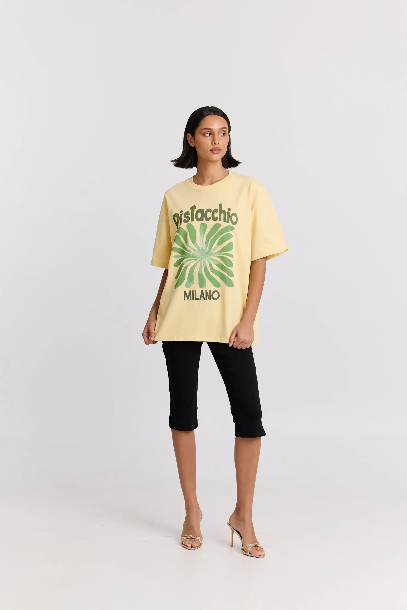 Pistacchio Oversize Tee sold by Maku the Label product image thumbnail 3