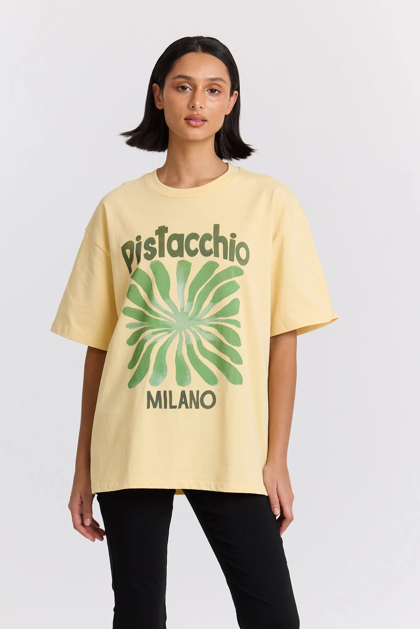 Pistacchio Oversize Tee sold by Maku the Label product image thumbnail 4