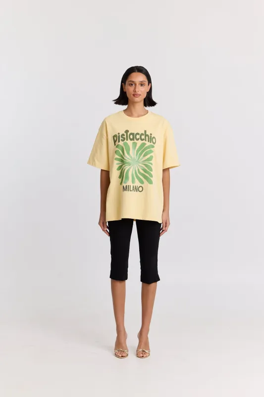 Pistacchio Oversize Tee made by Maku the Label