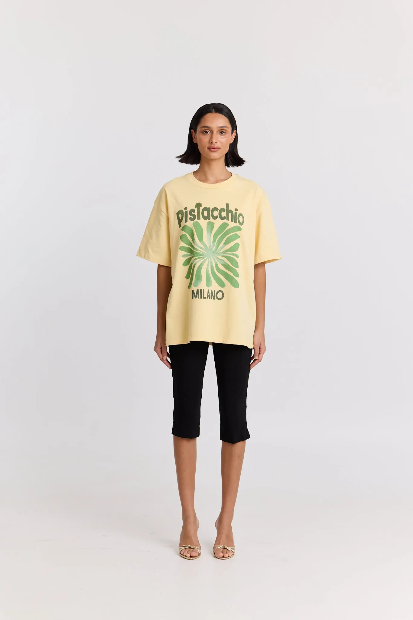 Pistacchio Oversize Tee sold by Maku the Label