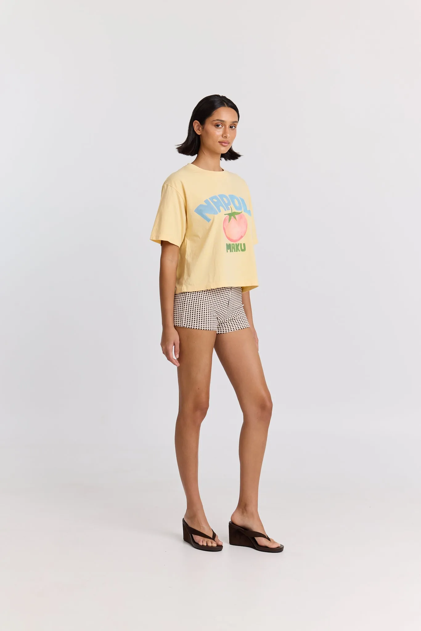 Napoli Boxy Crop Tee sold by Maku the Label product image thumbnail 4