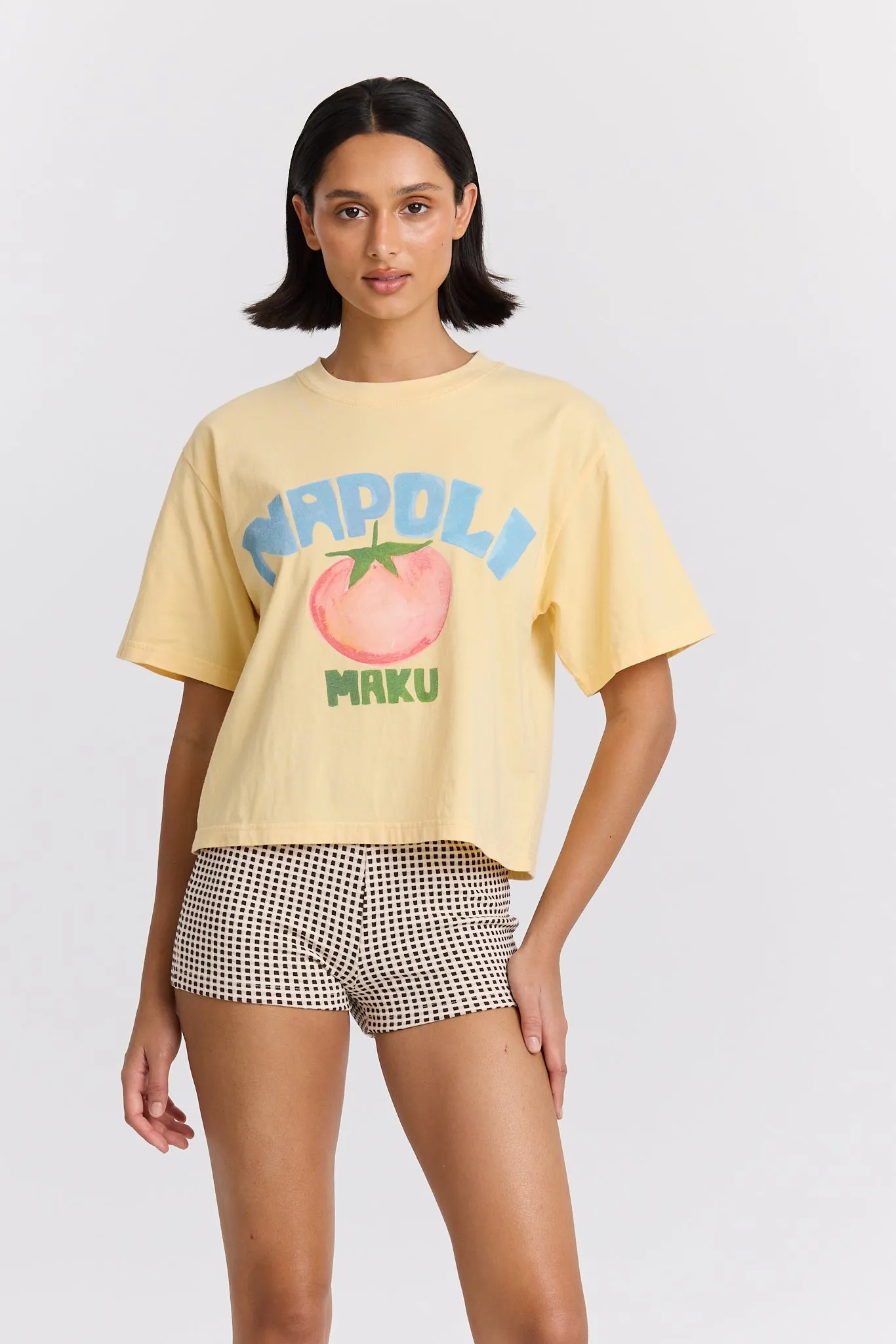 Napoli Boxy Crop Tee sold by Maku the Label product image thumbnail 2