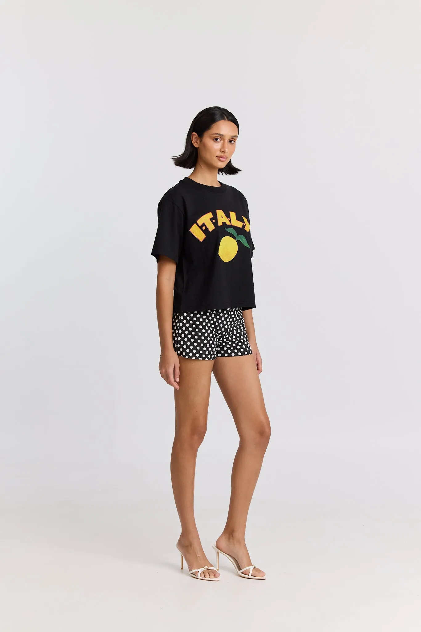 Italy Boxy Crop Tee sold by Maku the Label product image thumbnail 4