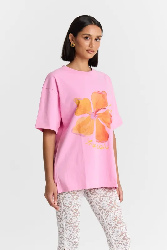 Le Fleur Tropical Oversize Tee sold by Maku the Label