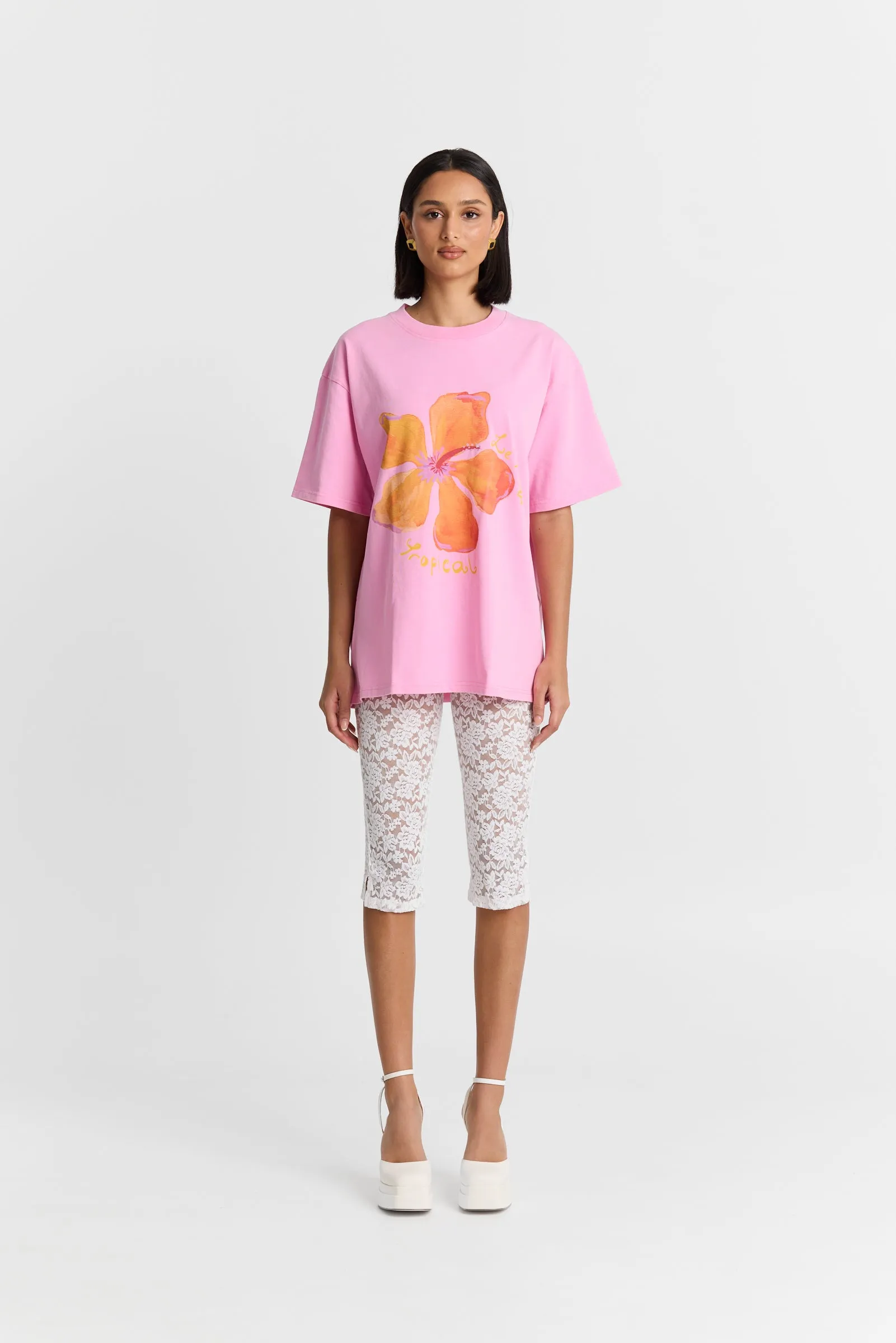 Le Fleur Tropical Oversize Tee sold by Maku the Label product image thumbnail 2