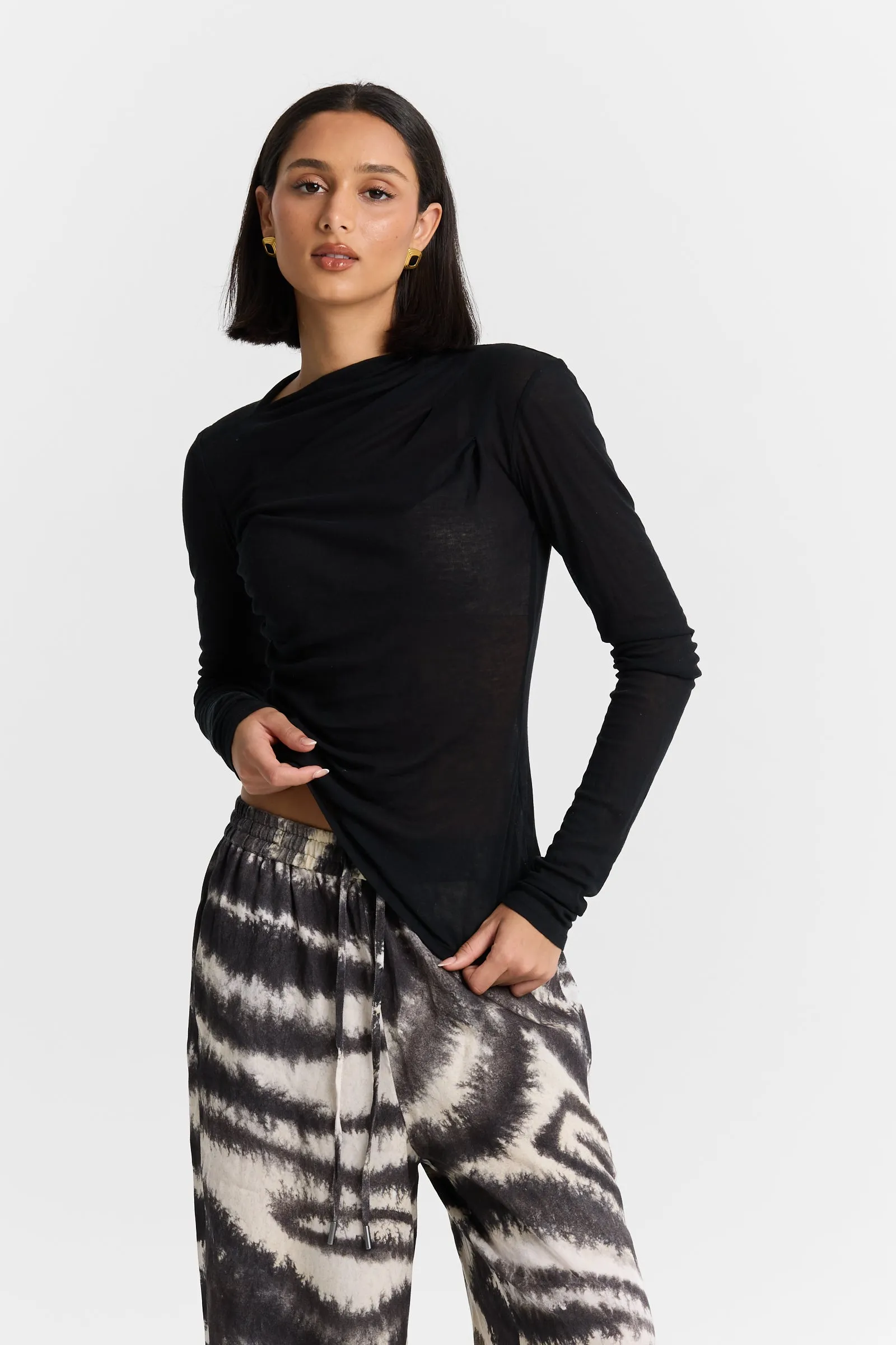 Del Mar Long Sleeve Top sold by Maku the Label