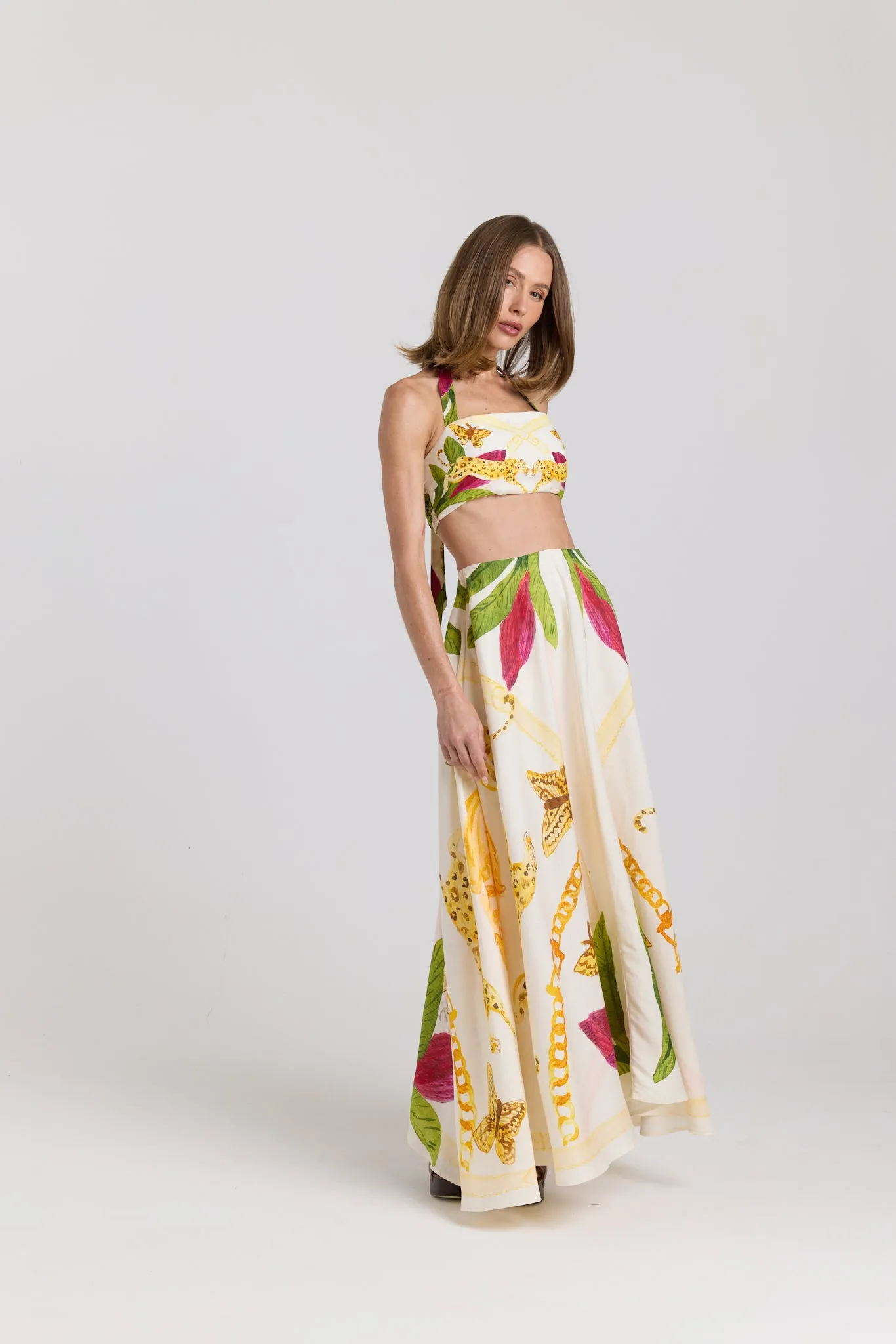 Monaco Scarf Crop sold by Maku the Label product image thumbnail 3