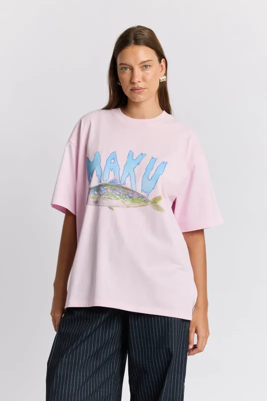 Trout Oversize Tee made by Maku the Label