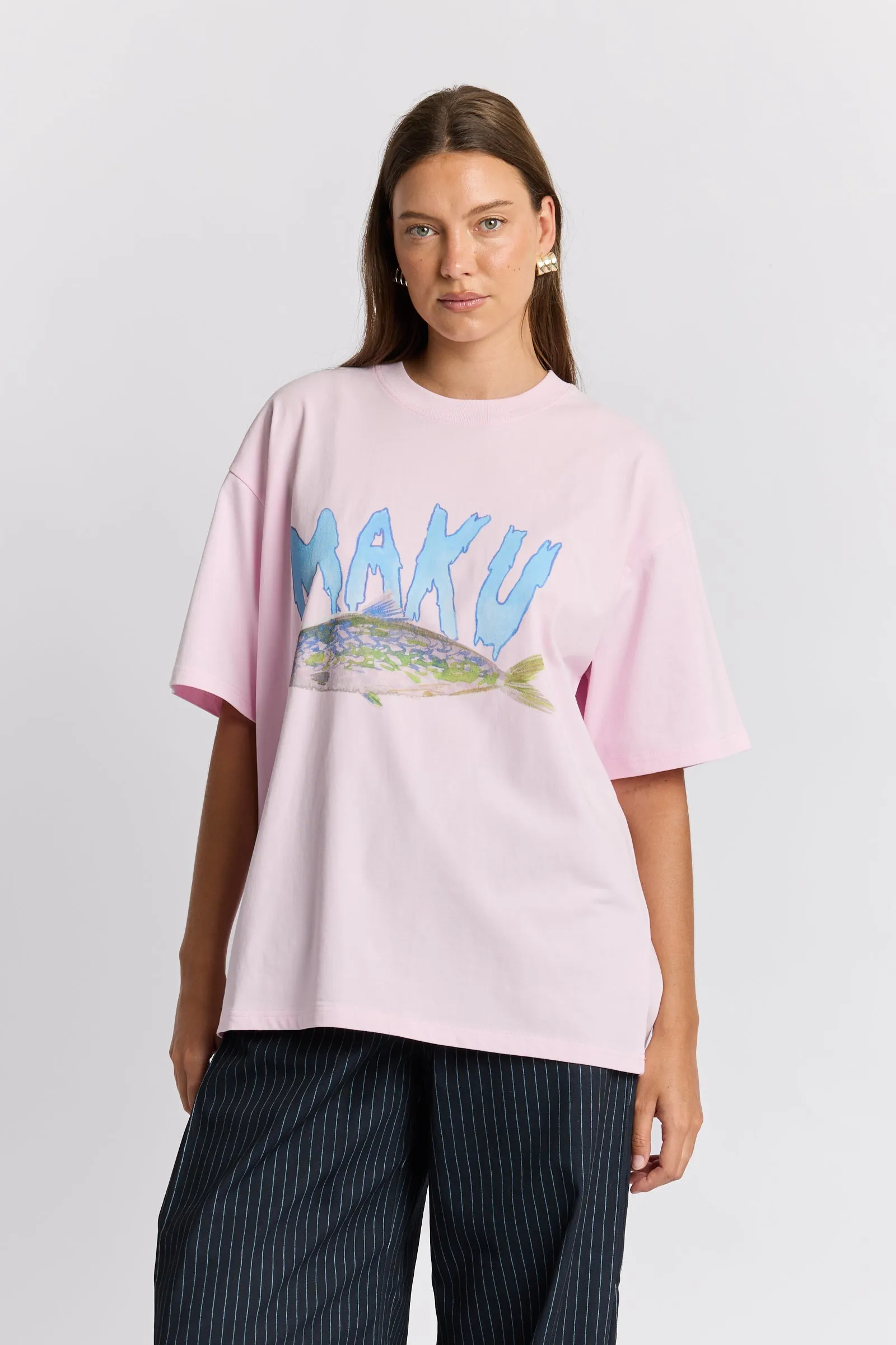 Trout Oversize Tee sold by Maku the Label