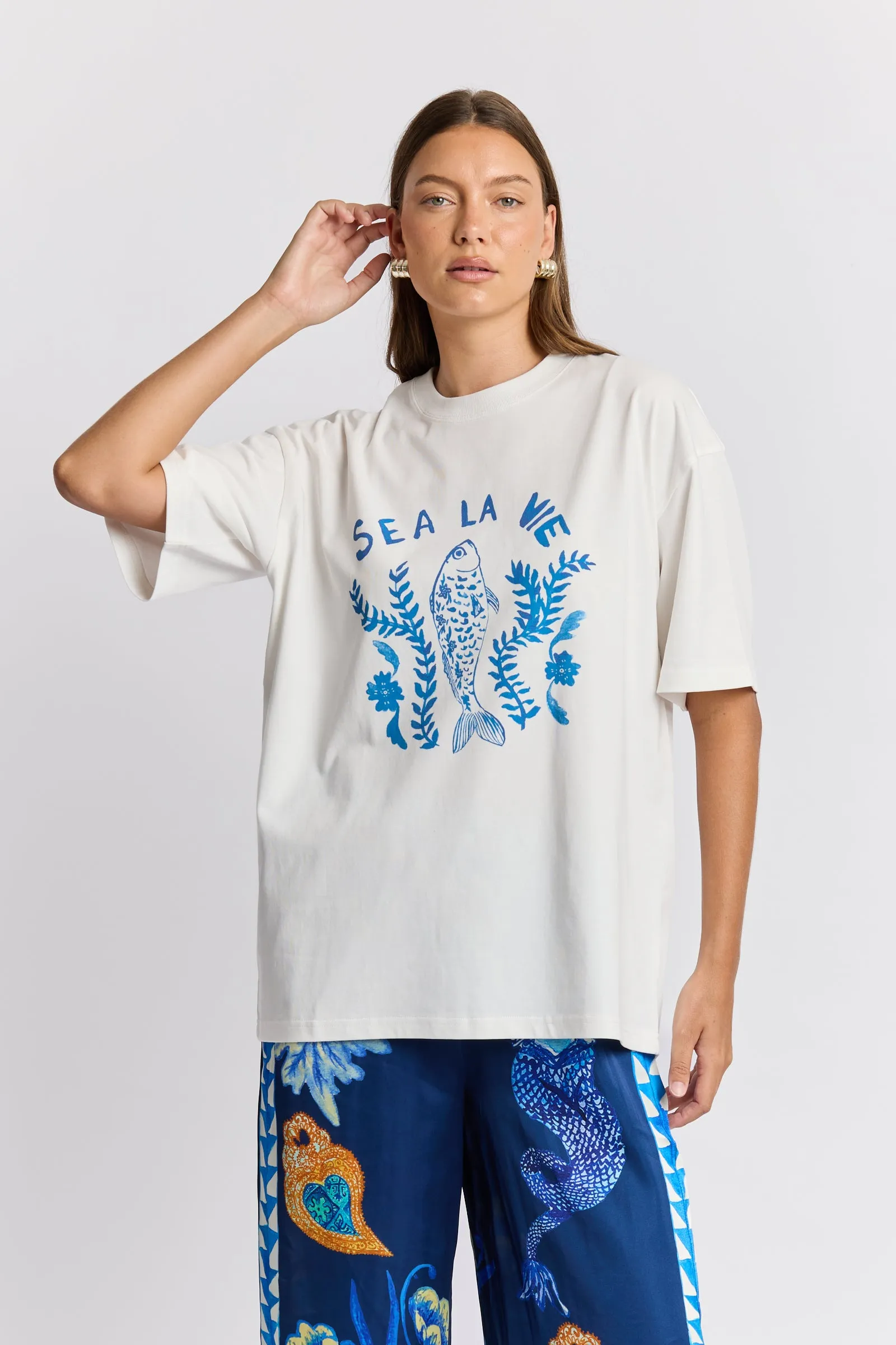 Sea La Vie Oversize Tee sold by Maku the Label