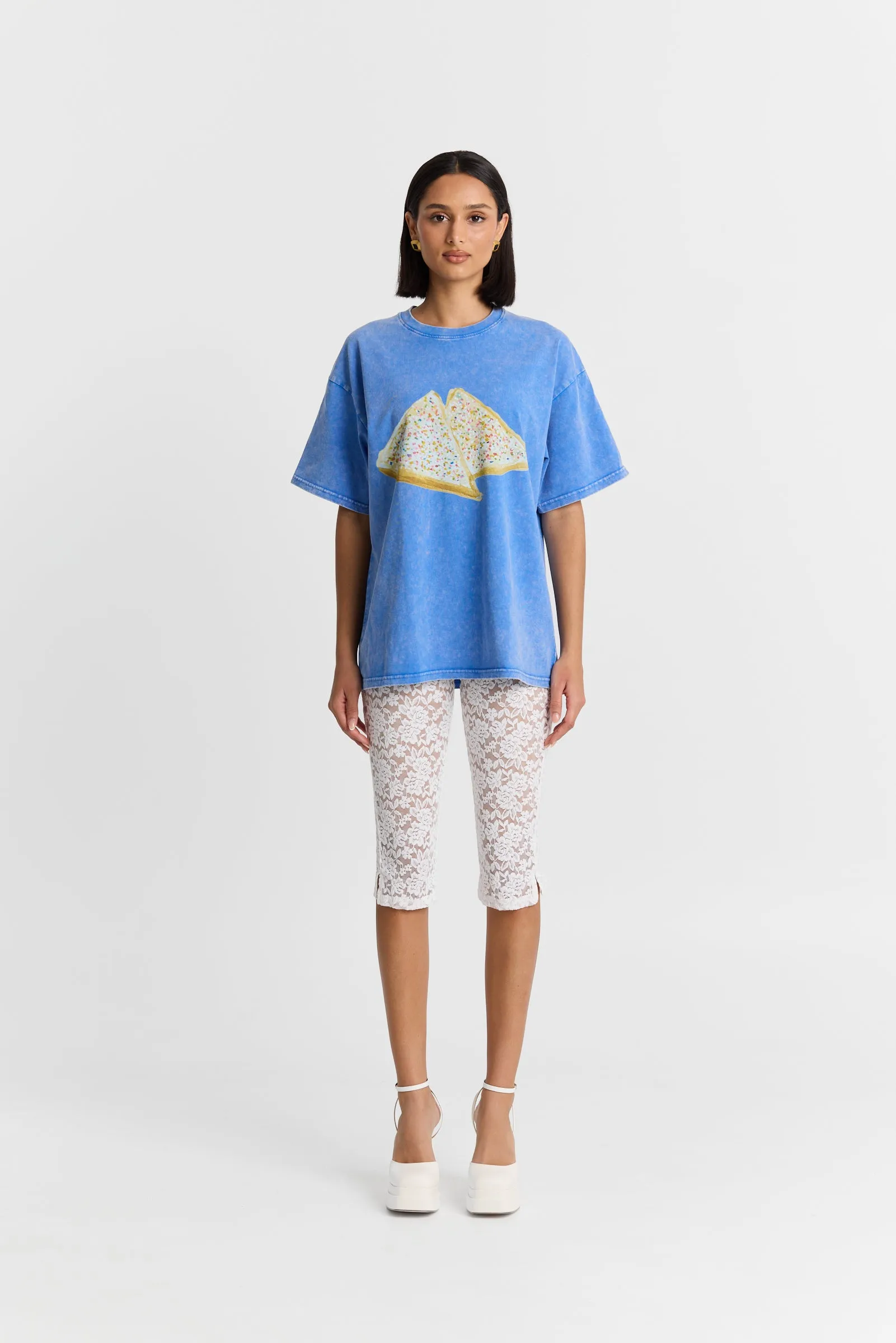 Fairy Bread Acid Wash Oversize Tee sold by Maku the Label product image thumbnail 2
