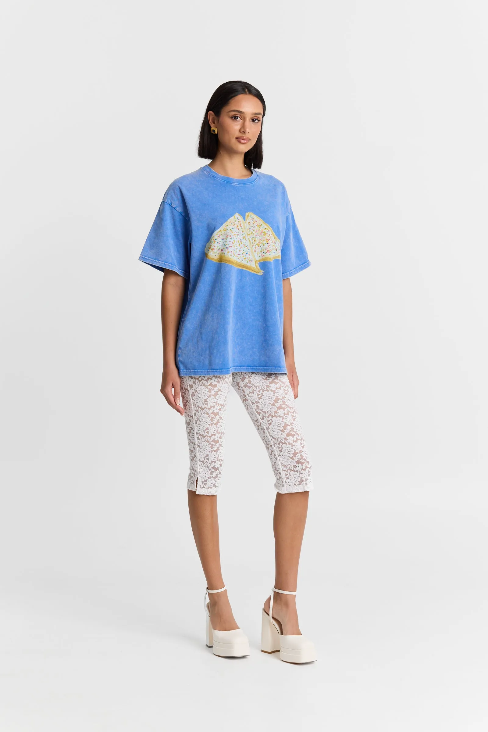 Fairy Bread Acid Wash Oversize Tee sold by Maku the Label product image thumbnail 3
