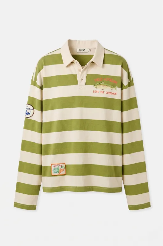 Gone Fishing Rugby Long Sleeve made by Maku the Label