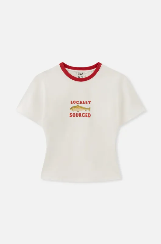 Locally Sourced Fitted Tee made by Maku the Label