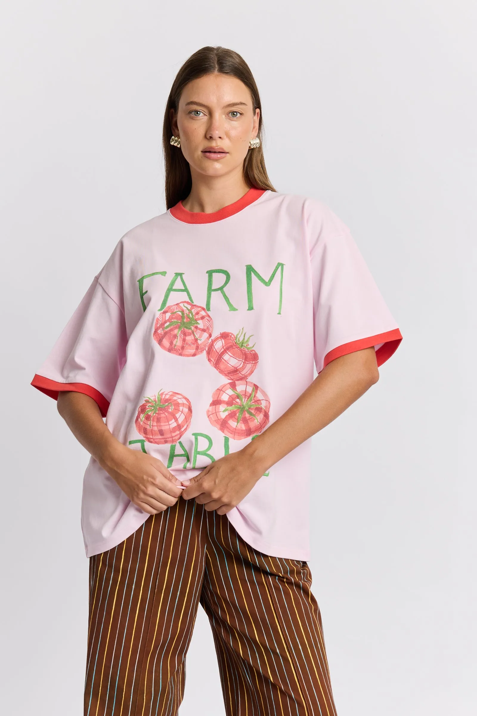 Farm Tomatable Oversize Tee sold by Maku the Label product image thumbnail 4