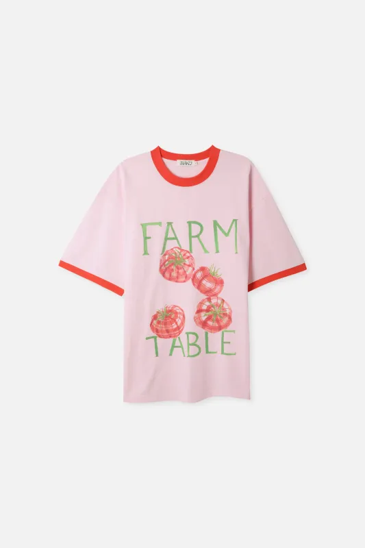 Farm Tomatable Oversize Tee made by Maku the Label