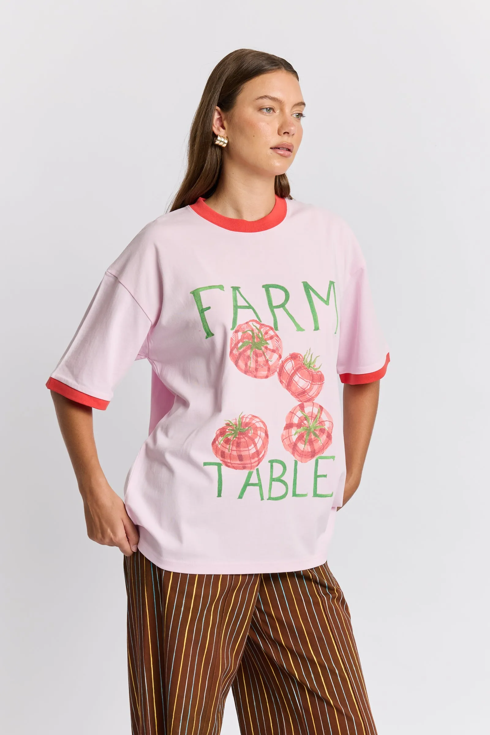 Farm Tomatable Oversize Tee sold by Maku the Label product image thumbnail 3