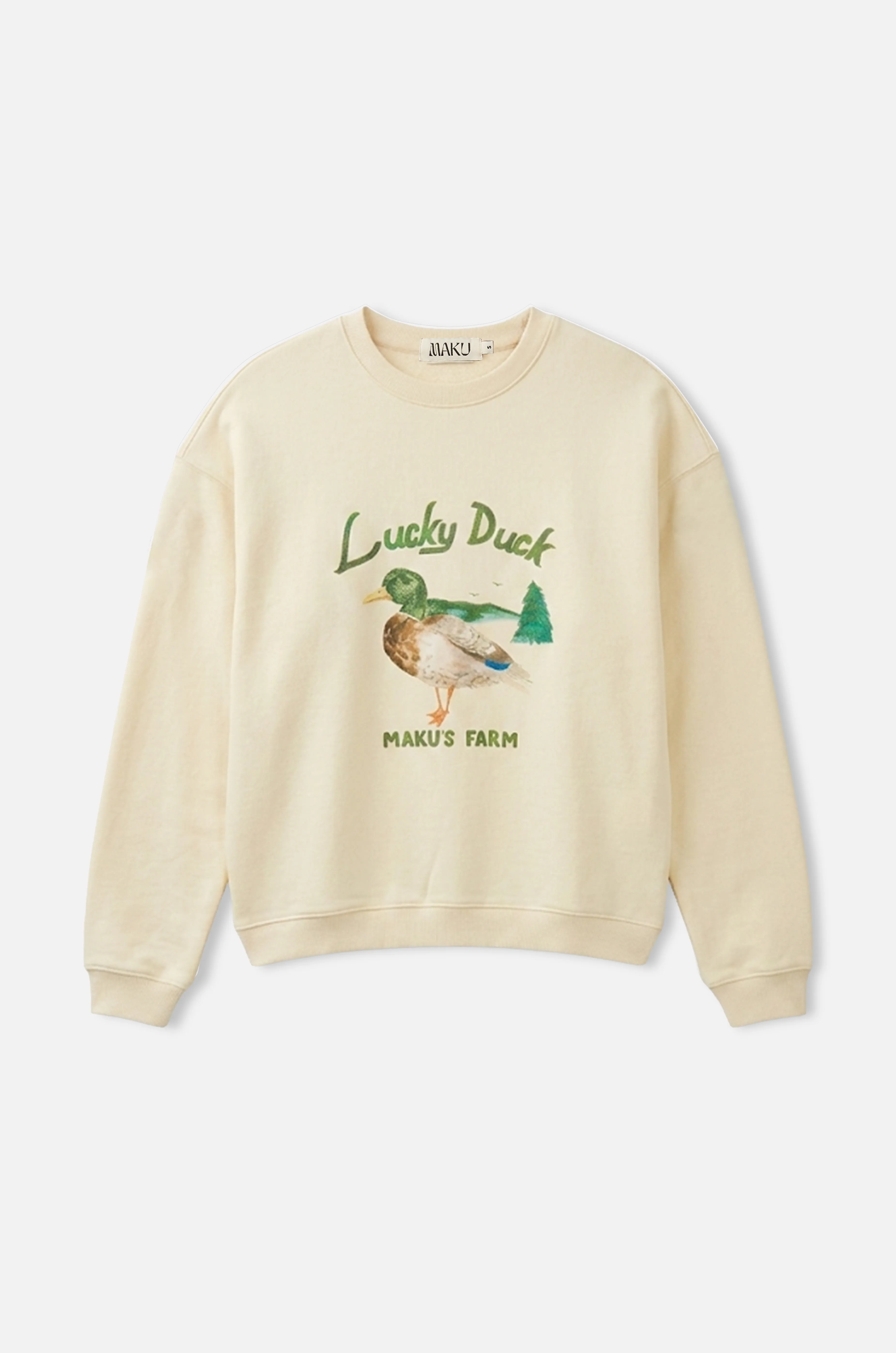 Lucky Duck Sweatshirt sold by Maku the Label